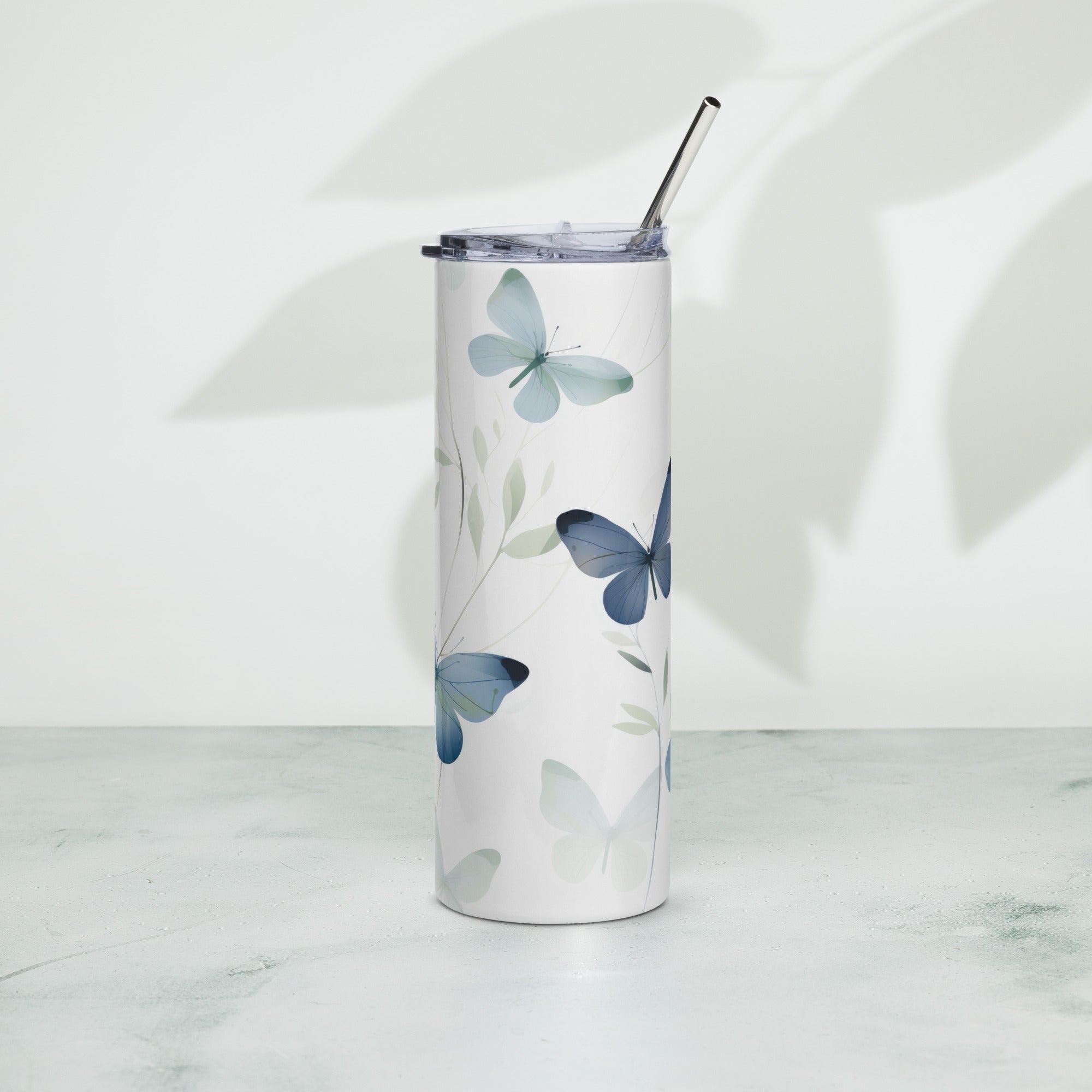 Butterfly Lover's Nature-Inspired Party Tumbler