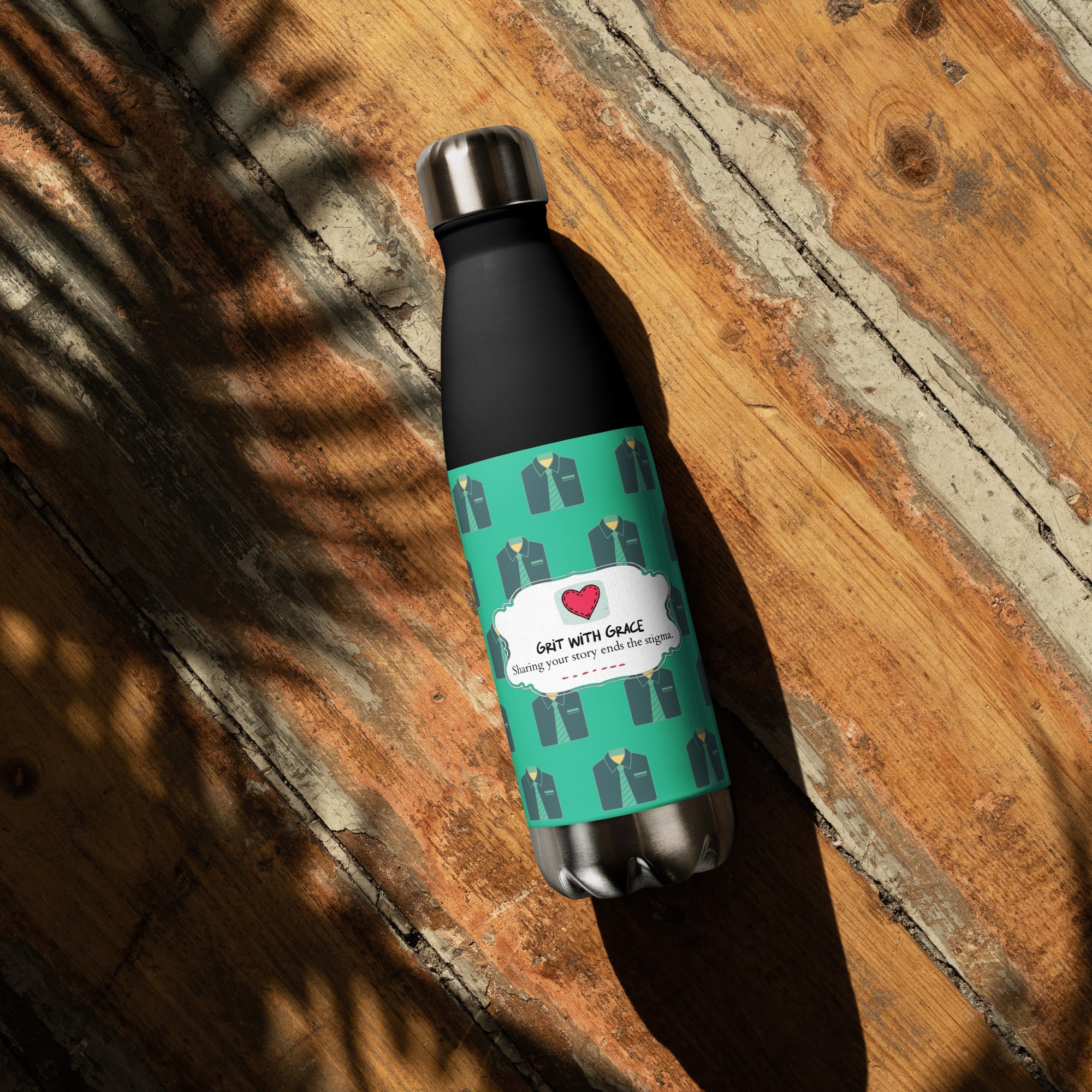 Cool Dad's Super Sleek Steel Water Bottle