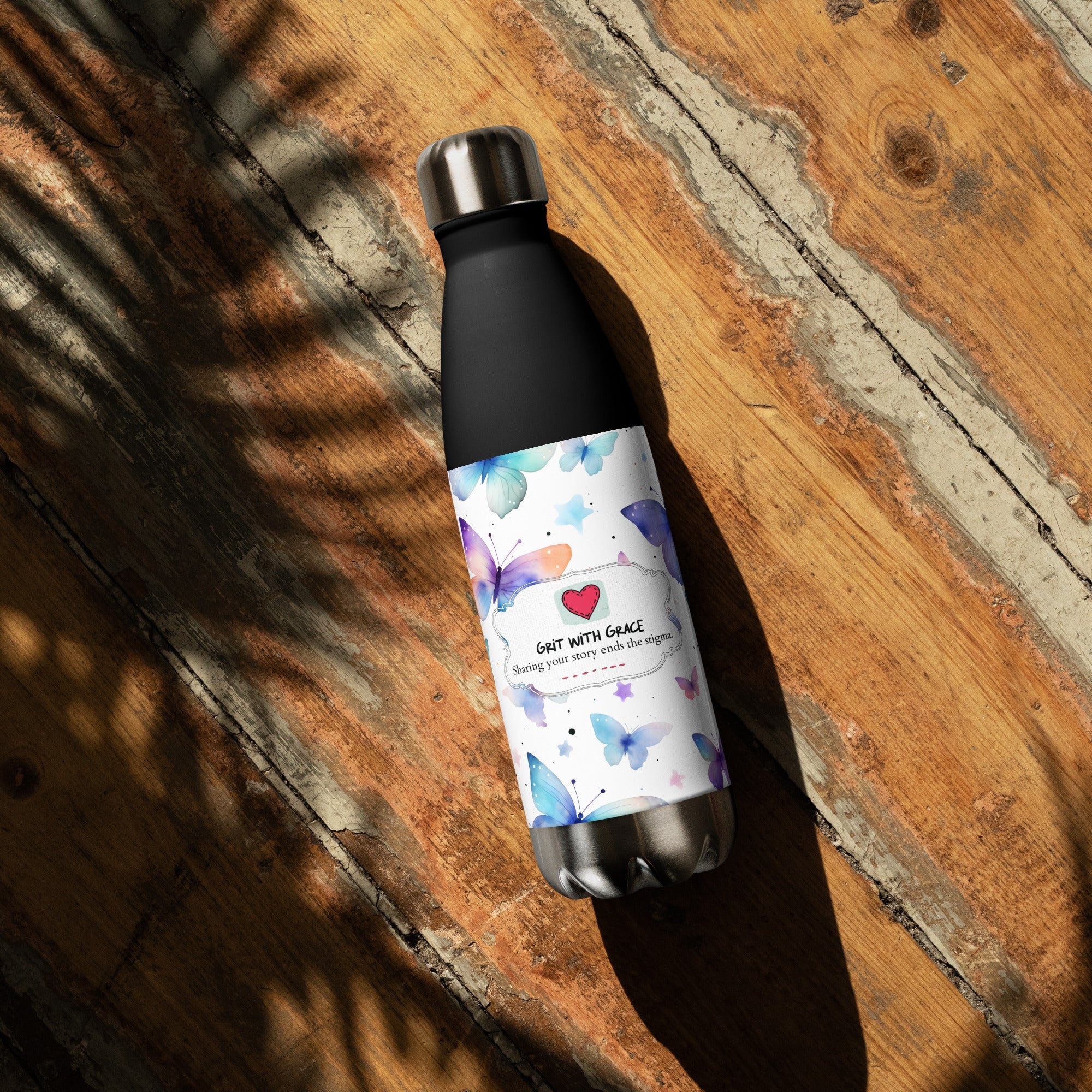 Butterfly Lover's Nature Inspired Steel Water Bottles