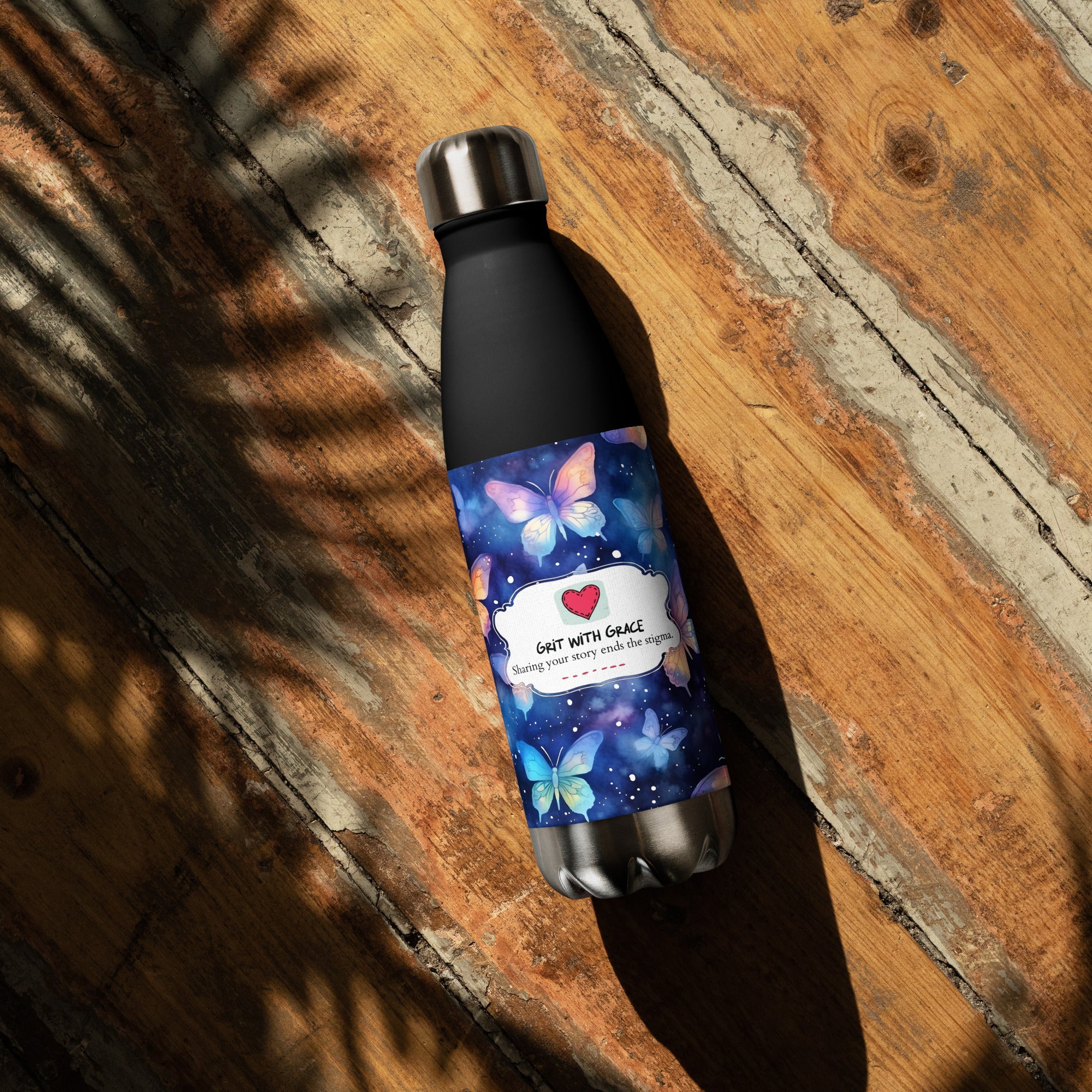 Butterfly Lover's Nature Inspired Steel Water Bottles