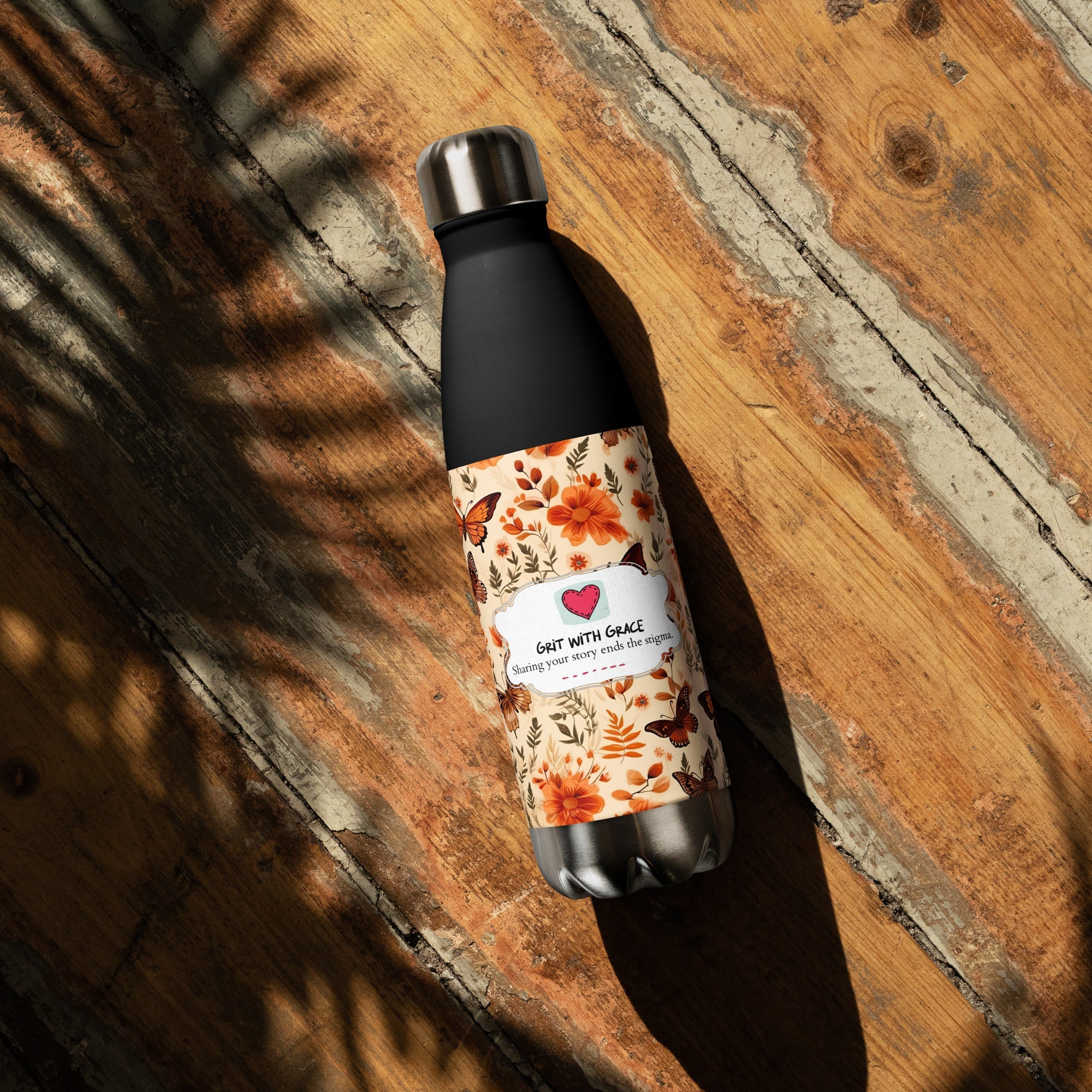 Butterfly Lover's Nature Inspired Steel Water Bottles