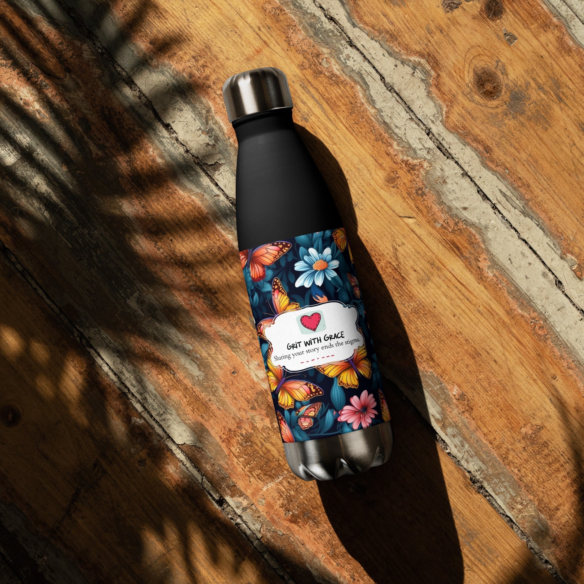 Butterfly Lover's Nature Inspired Steel Water Bottles