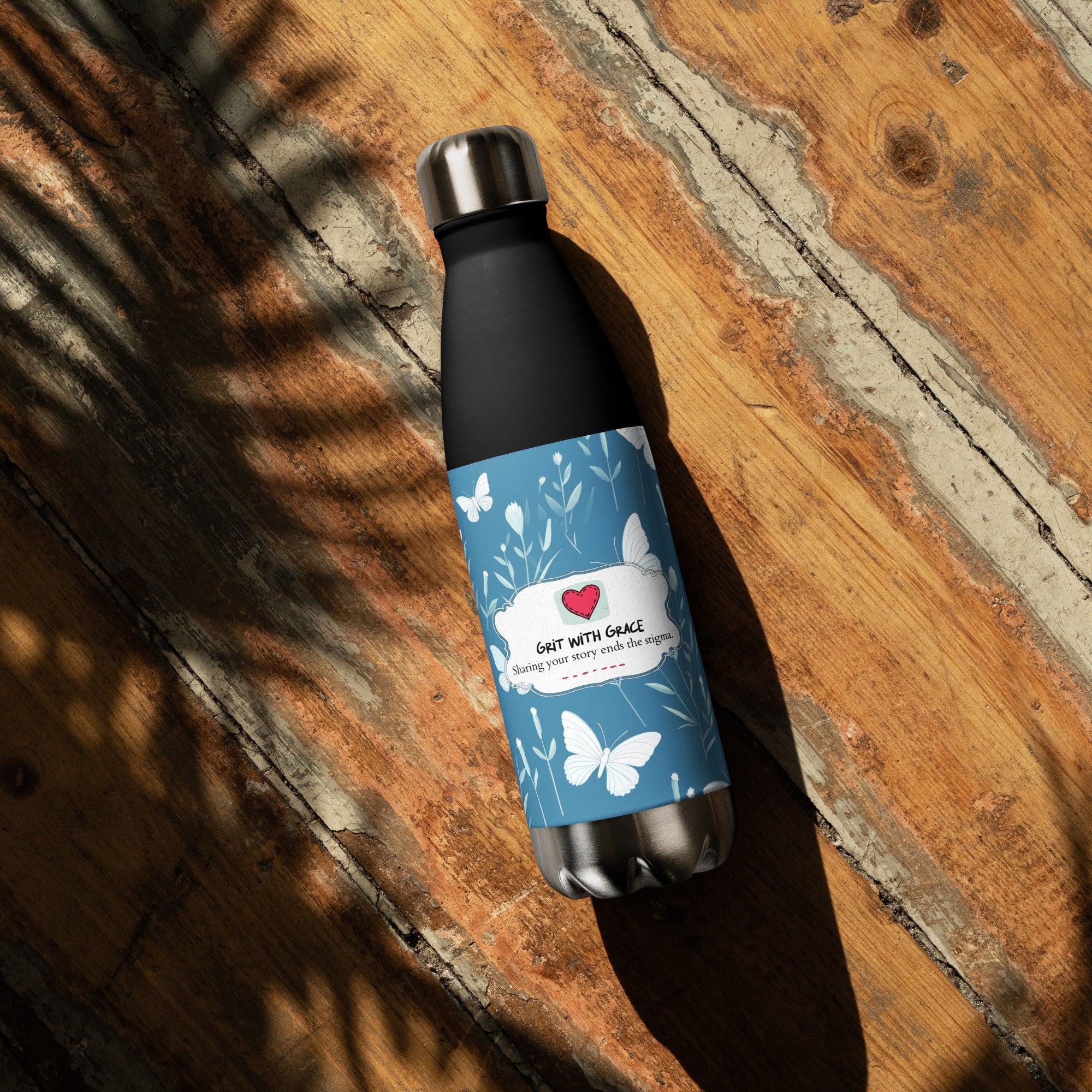 Butterfly Lover's Nature Inspired Steel Water Bottles