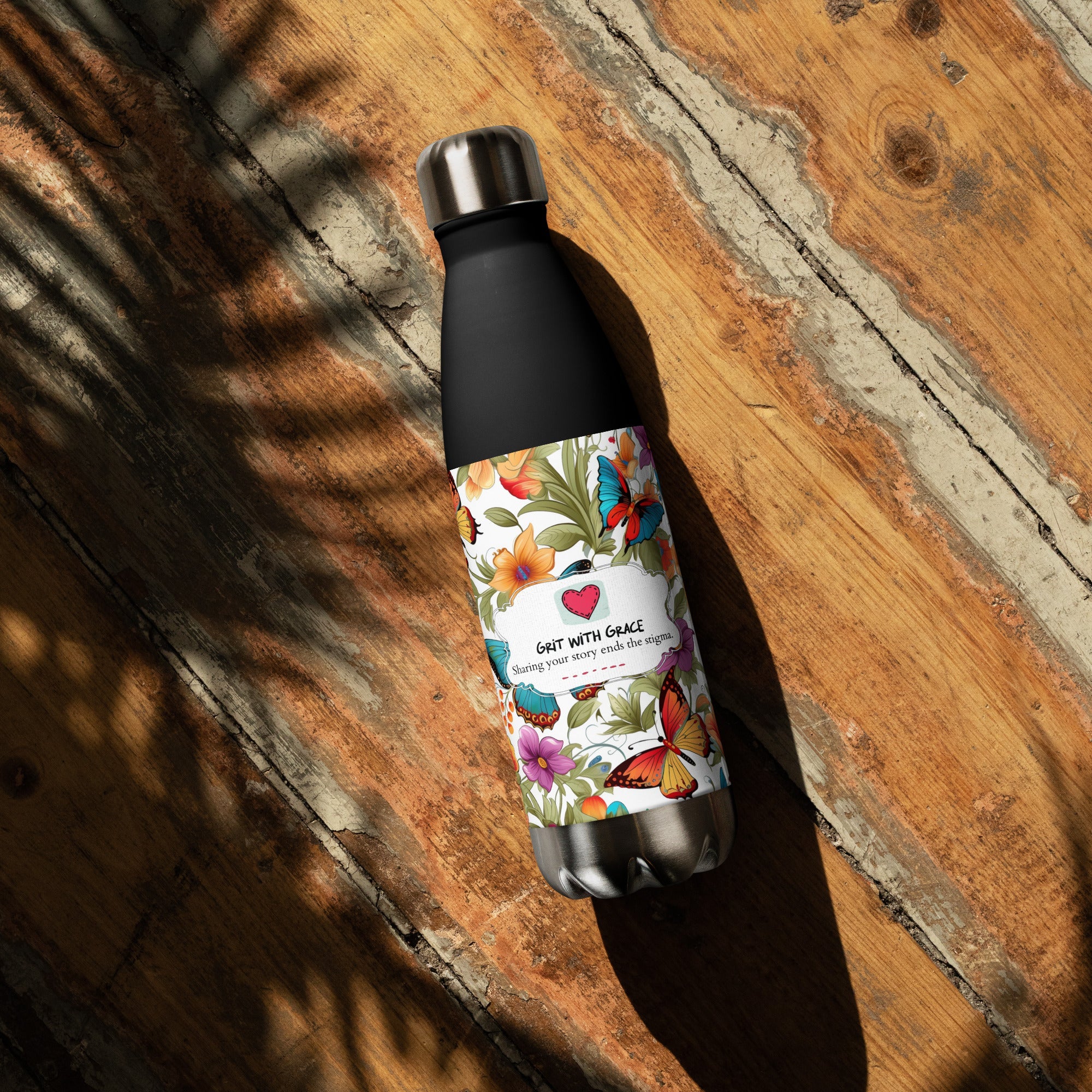 Butterfly Lover's Nature Inspired Steel Water Bottles