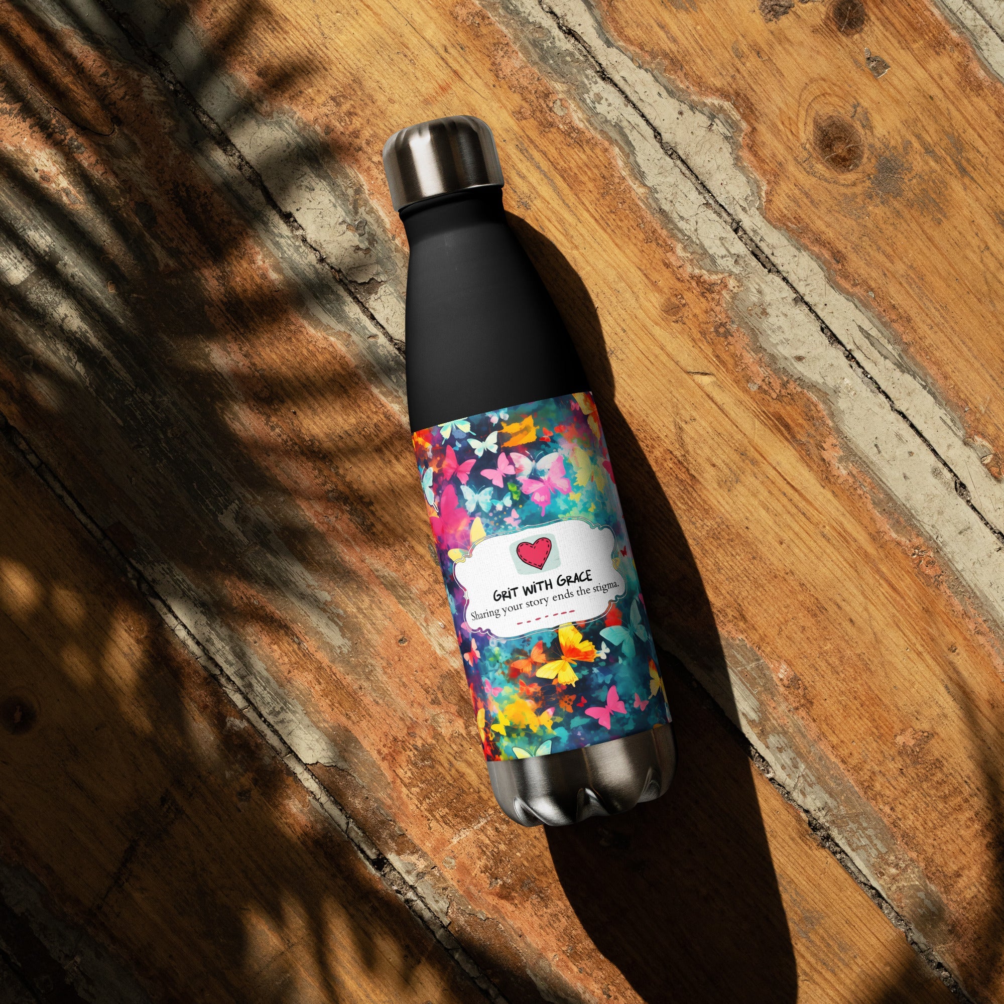 Butterfly Lover's Nature Inspired Steel Water Bottles