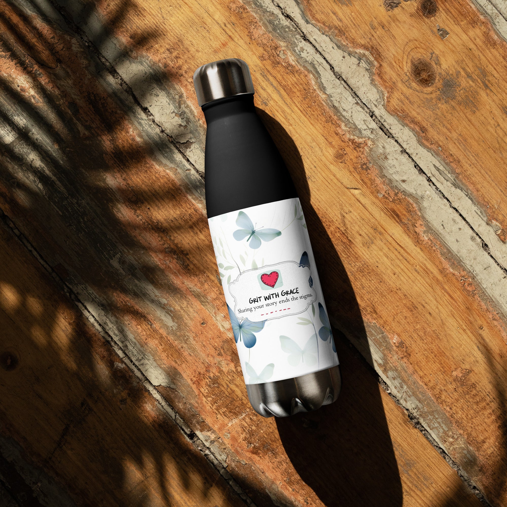 Butterfly Lover's Durable Yet Stylish Steel Water Bottle