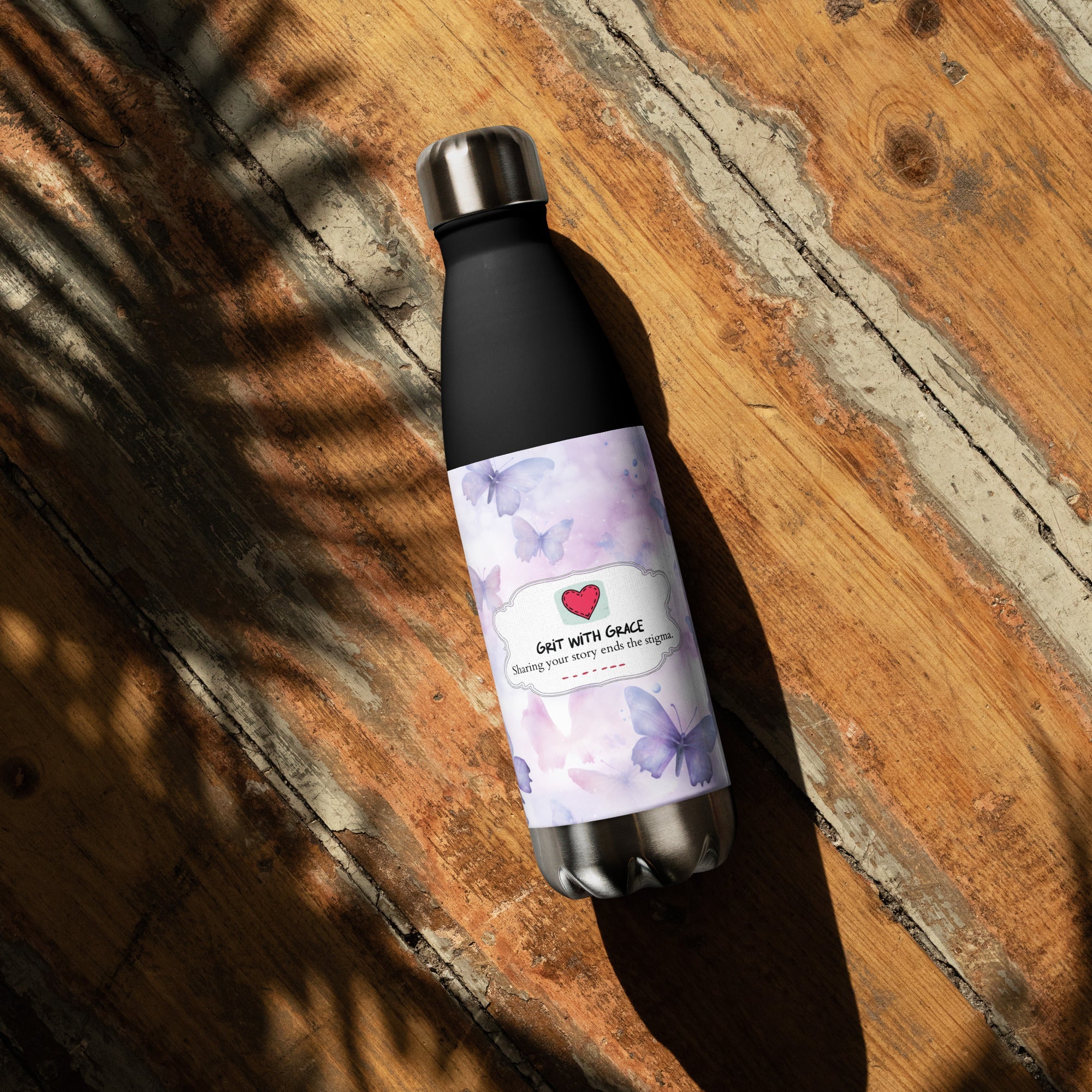 Butterfly Lover's Nature Inspired Steel Water Bottles