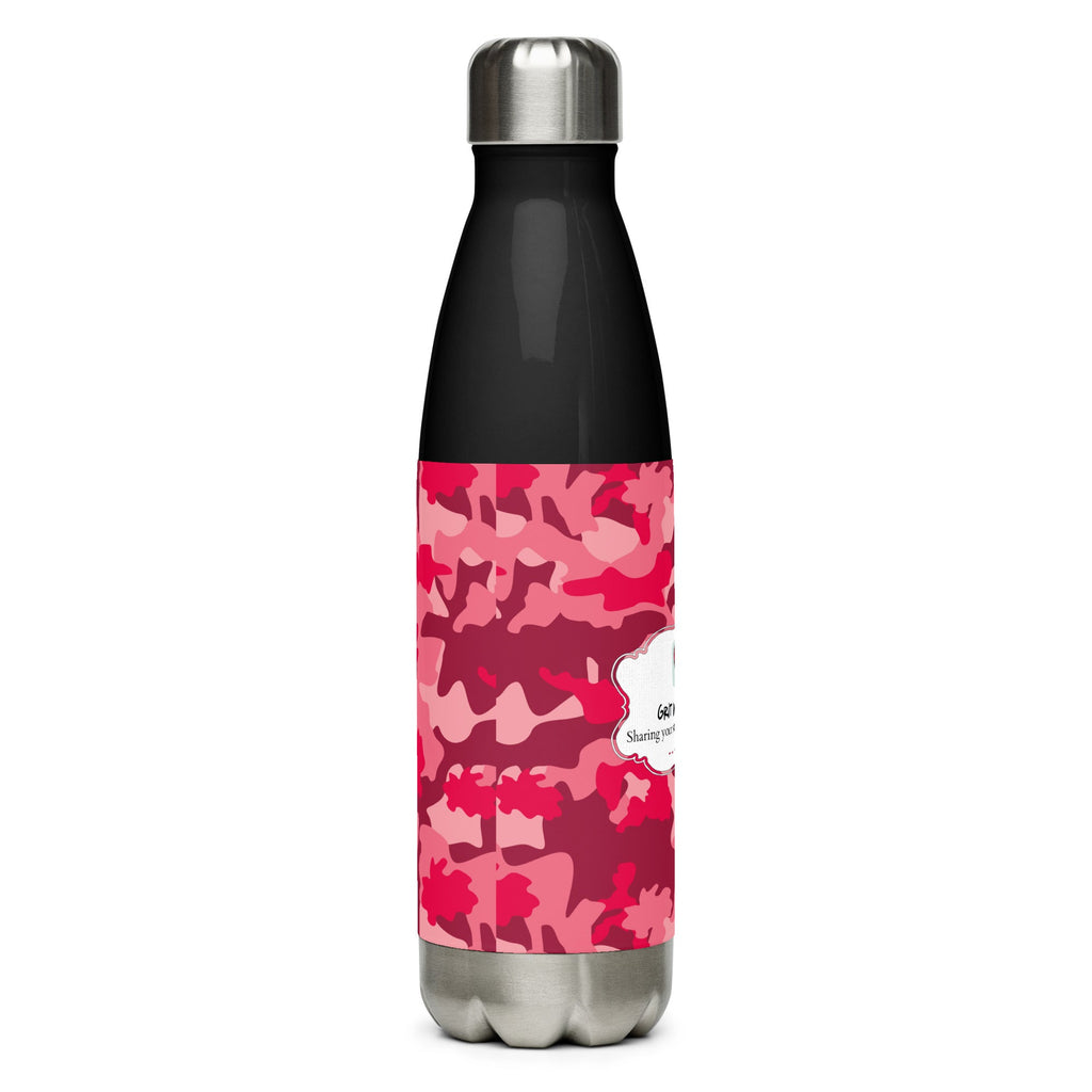 Army Enthusiast Camouflage Steel Water Bottle