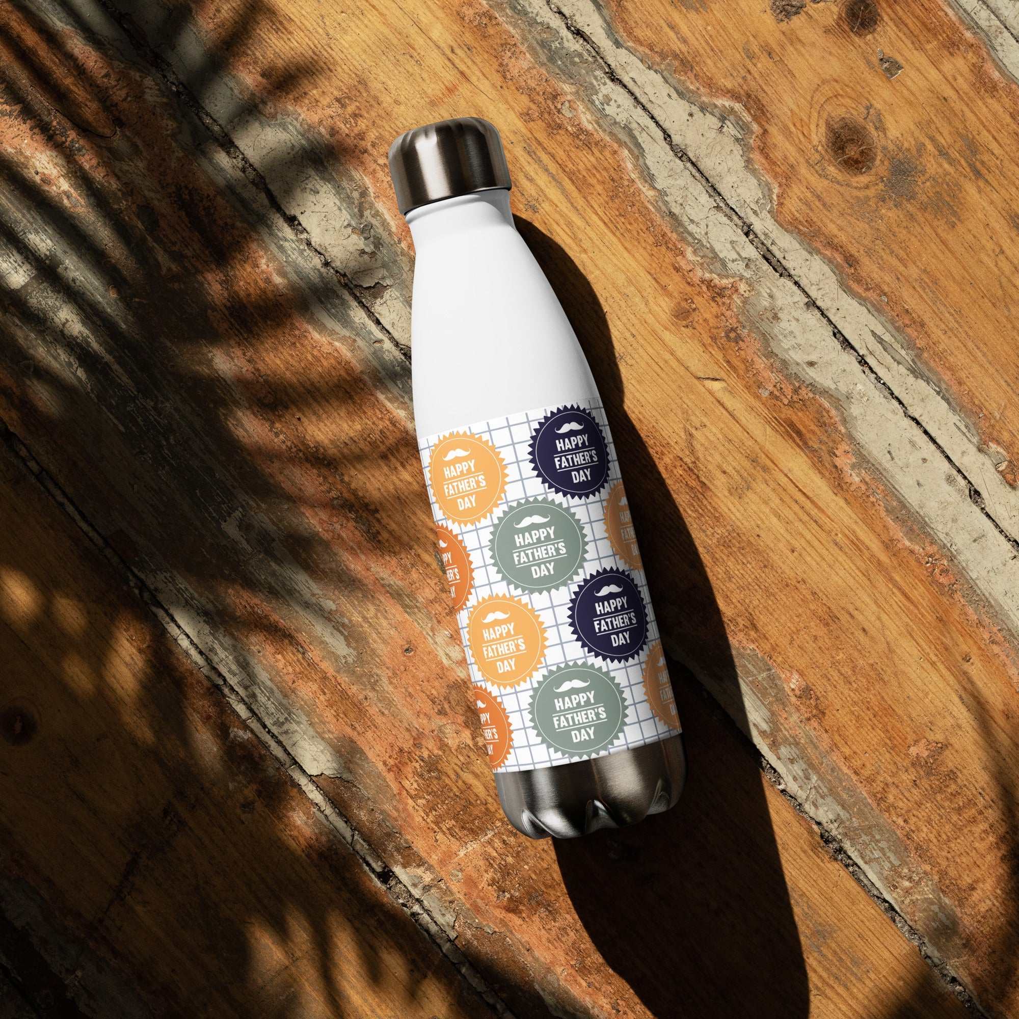 Cool Dad's Super Sleek Steel Water Bottle