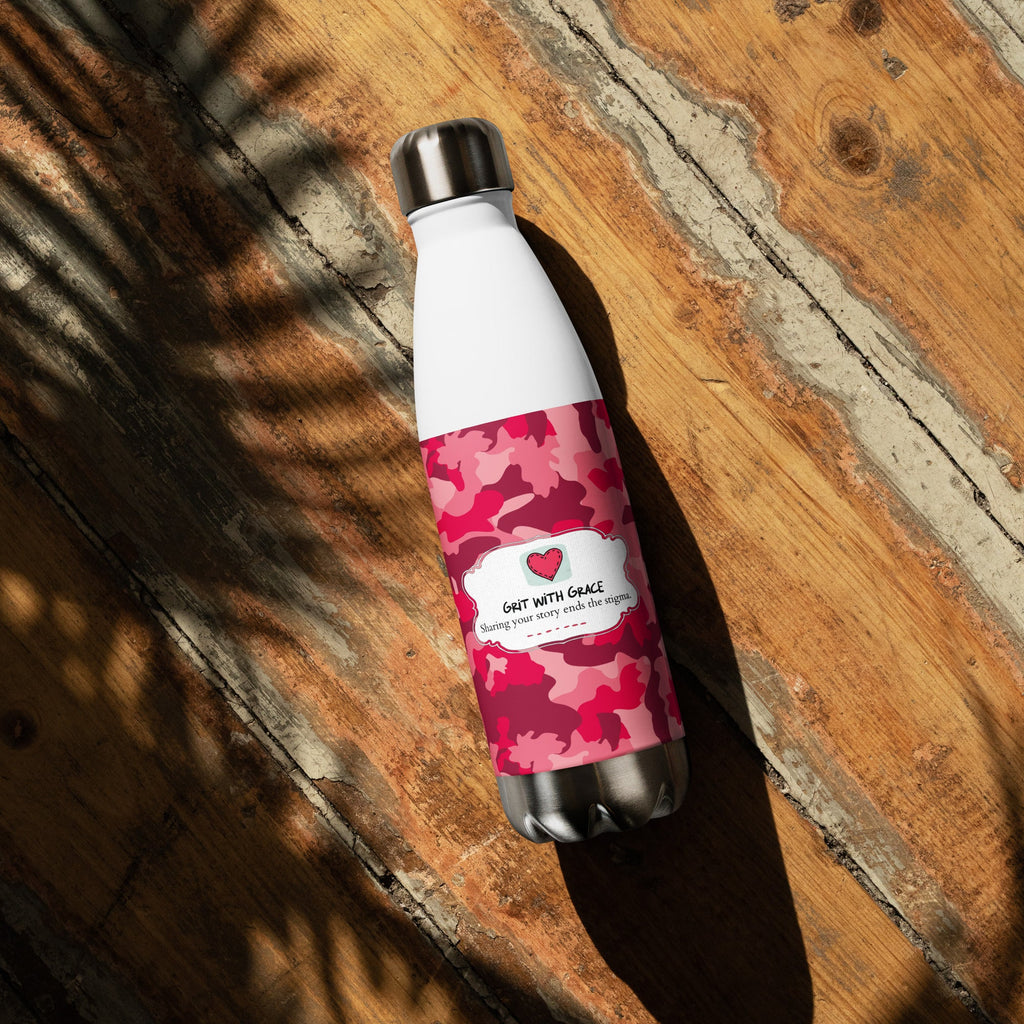 Army Enthusiast Camouflage Steel Water Bottle