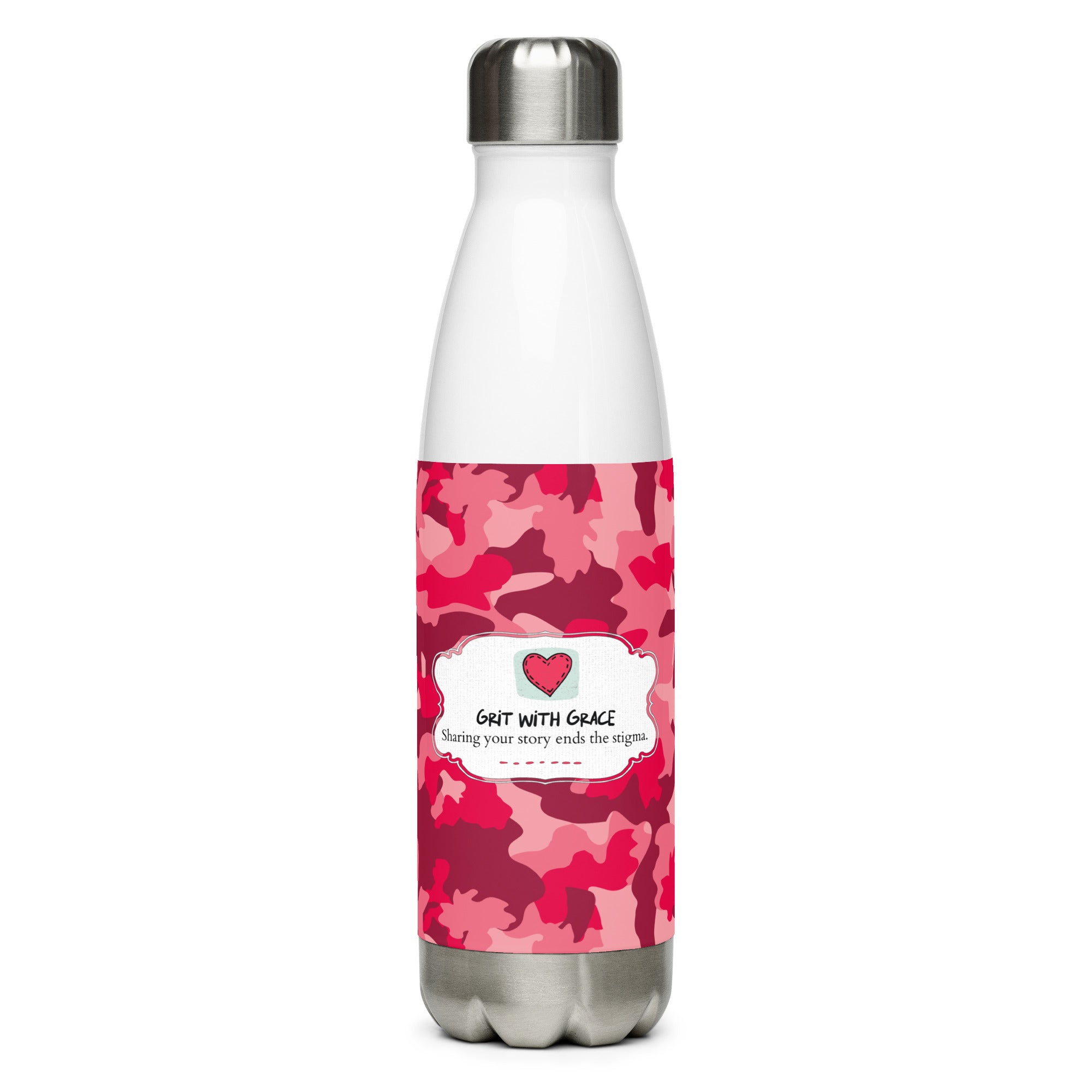 Army Enthusiast Camouflage Steel Water Bottle
