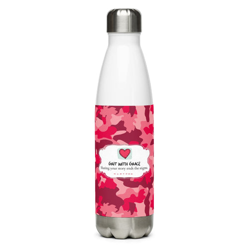 Army Enthusiast Camouflage Steel Water Bottle