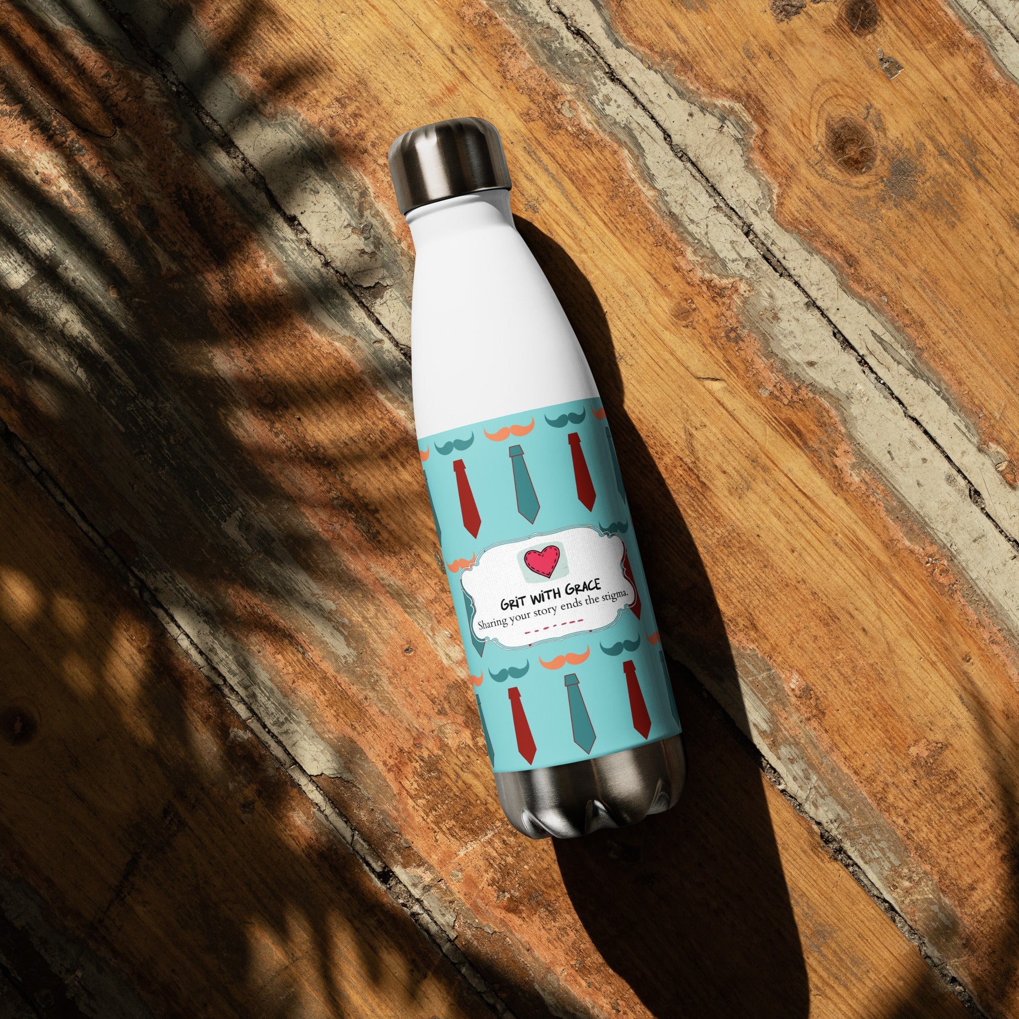 Cool Dad's Super Sleek Steel Water Bottle