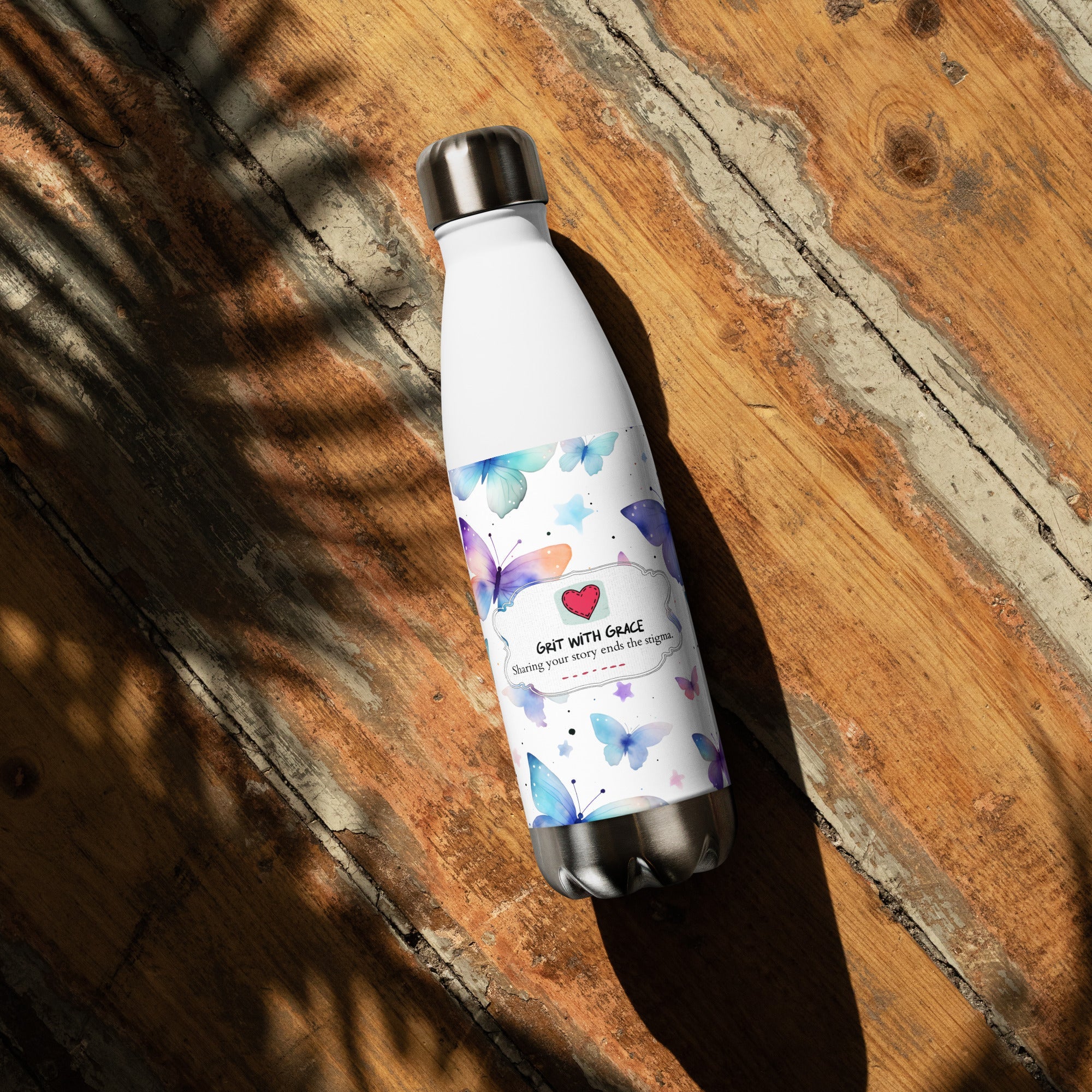 Butterfly Lover's Nature Inspired Steel Water Bottles