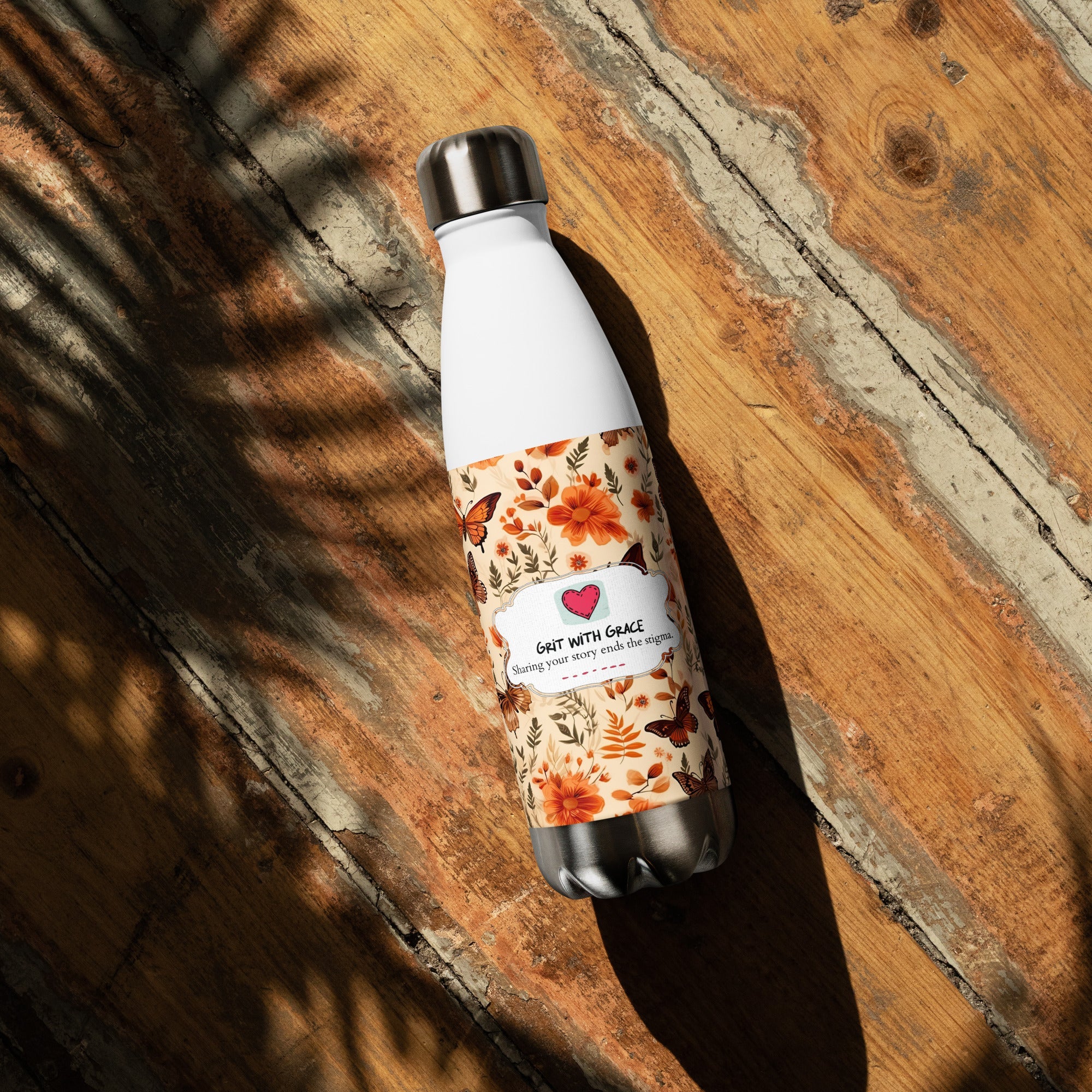 Butterfly Lover's Nature Inspired Steel Water Bottles