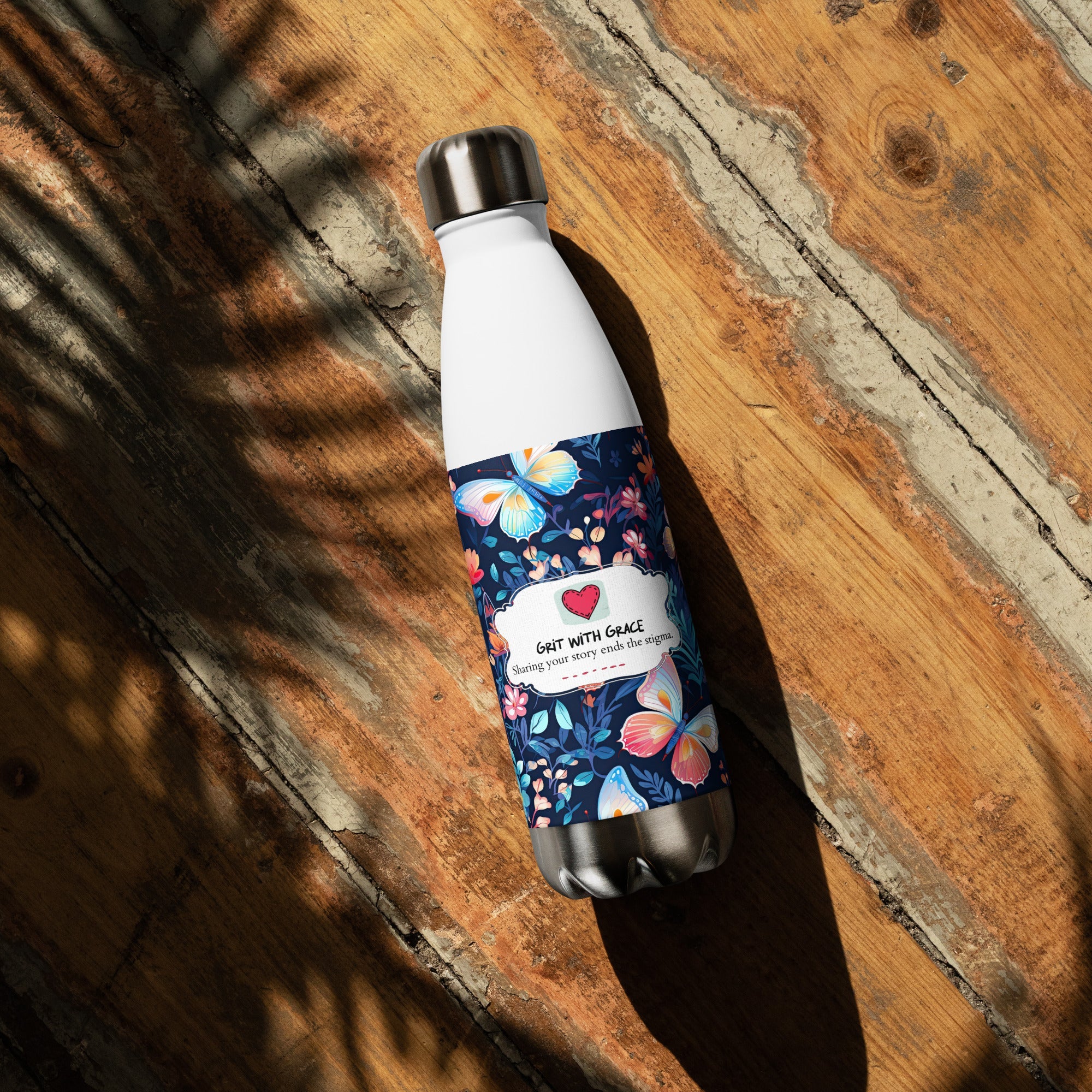 Butterfly Lover's Nature Inspired Steel Water Bottles
