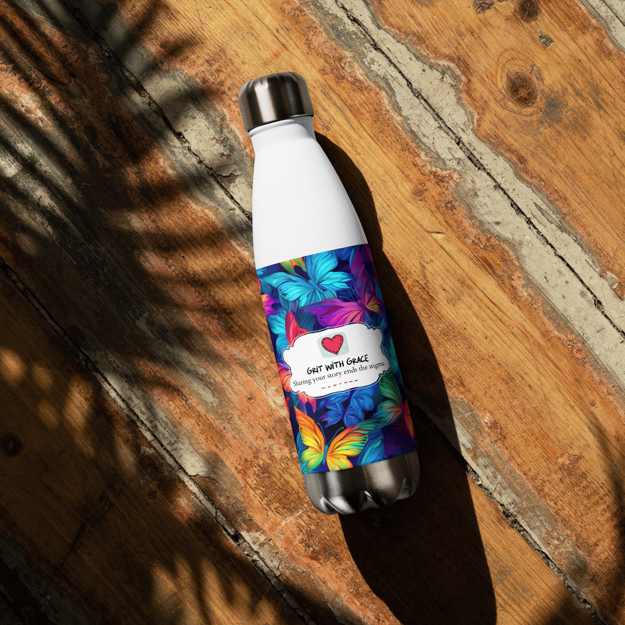 Butterfly Lover's Nature Inspired Steel Water Bottles