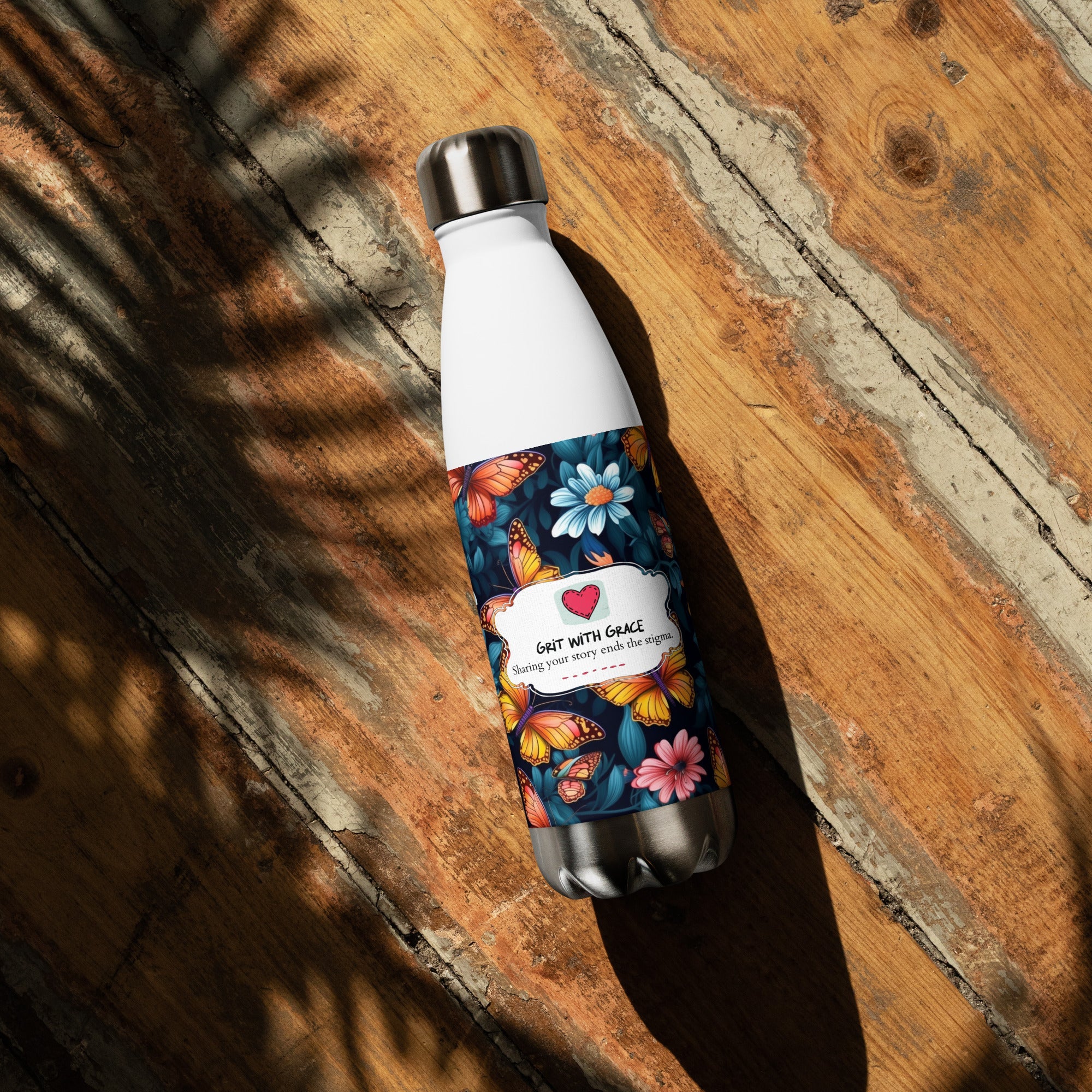 Butterfly Lover's Nature Inspired Steel Water Bottles