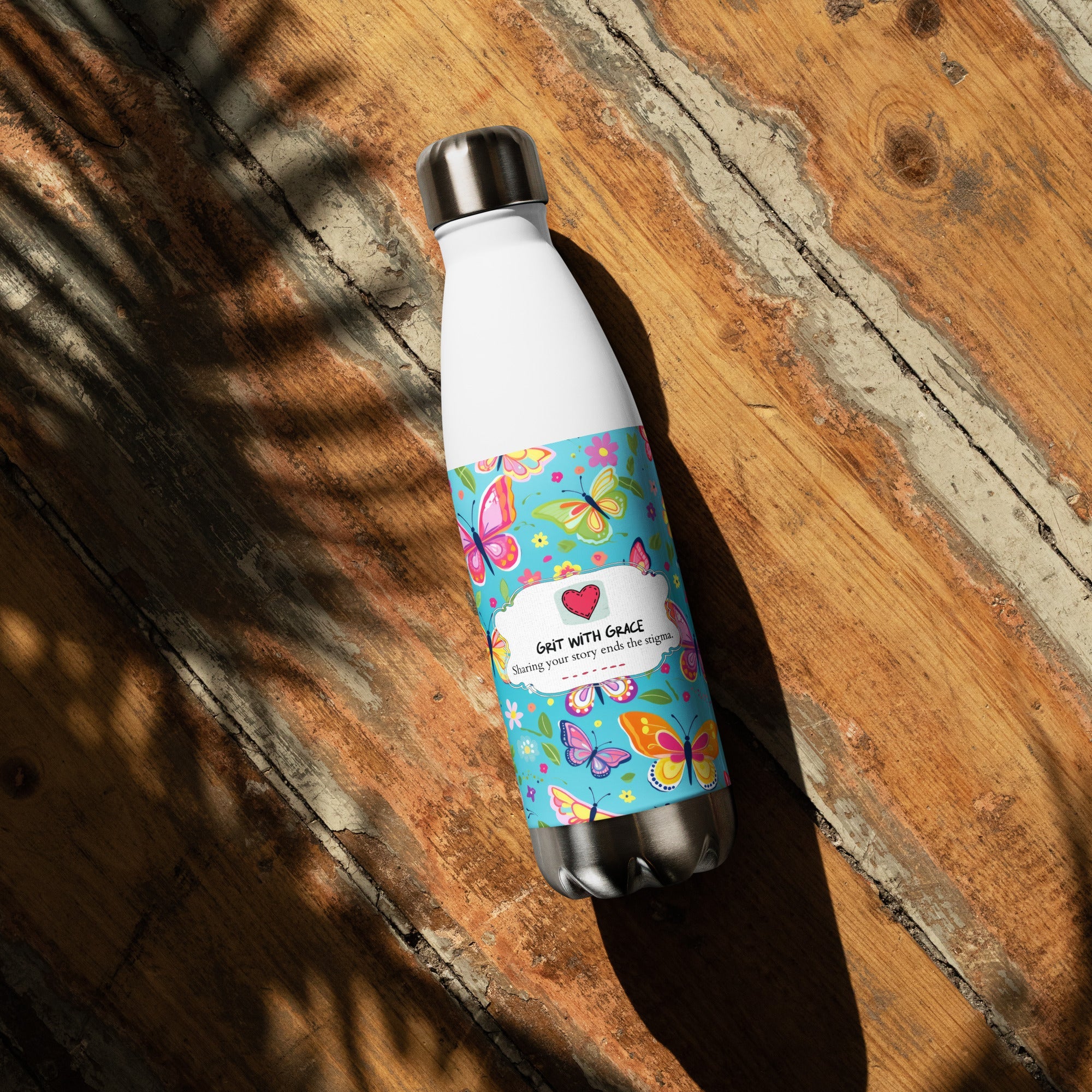 Butterfly Lover's Nature Inspired Steel Water Bottles