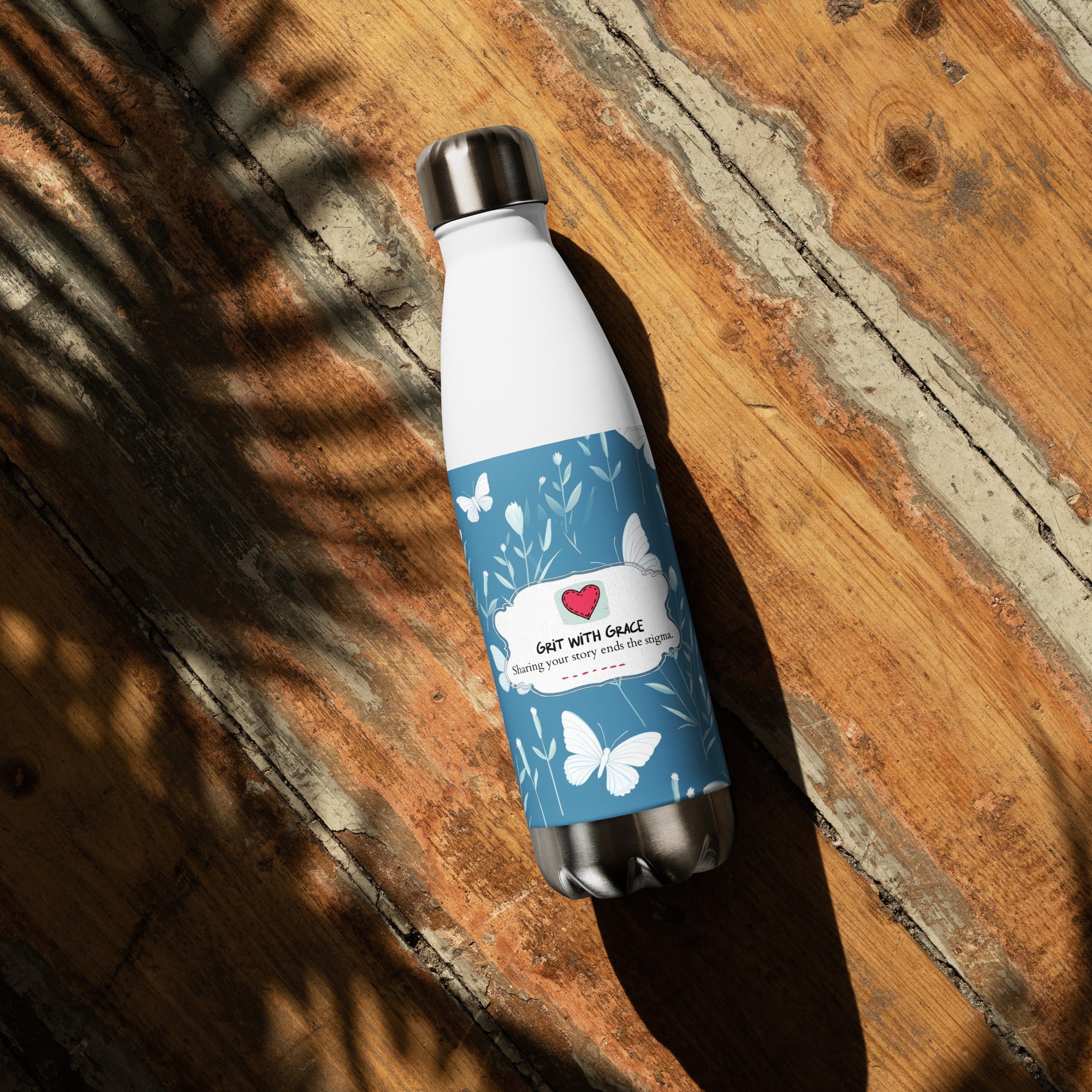 Butterfly Lover's Nature Inspired Steel Water Bottles