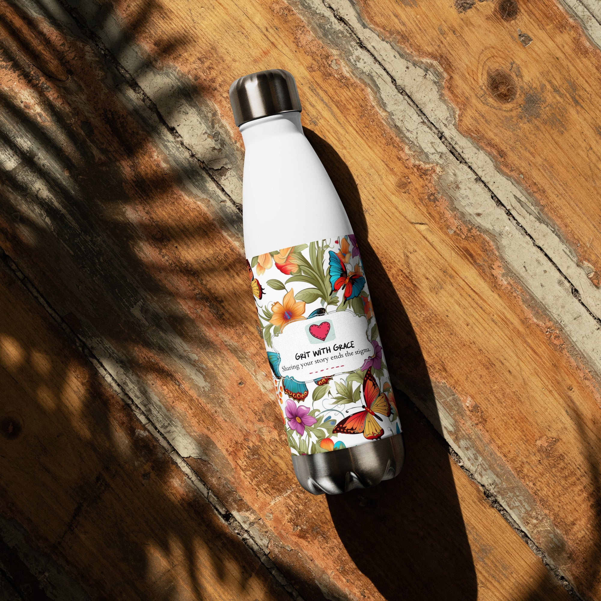 Butterfly Lover's Nature Inspired Steel Water Bottles
