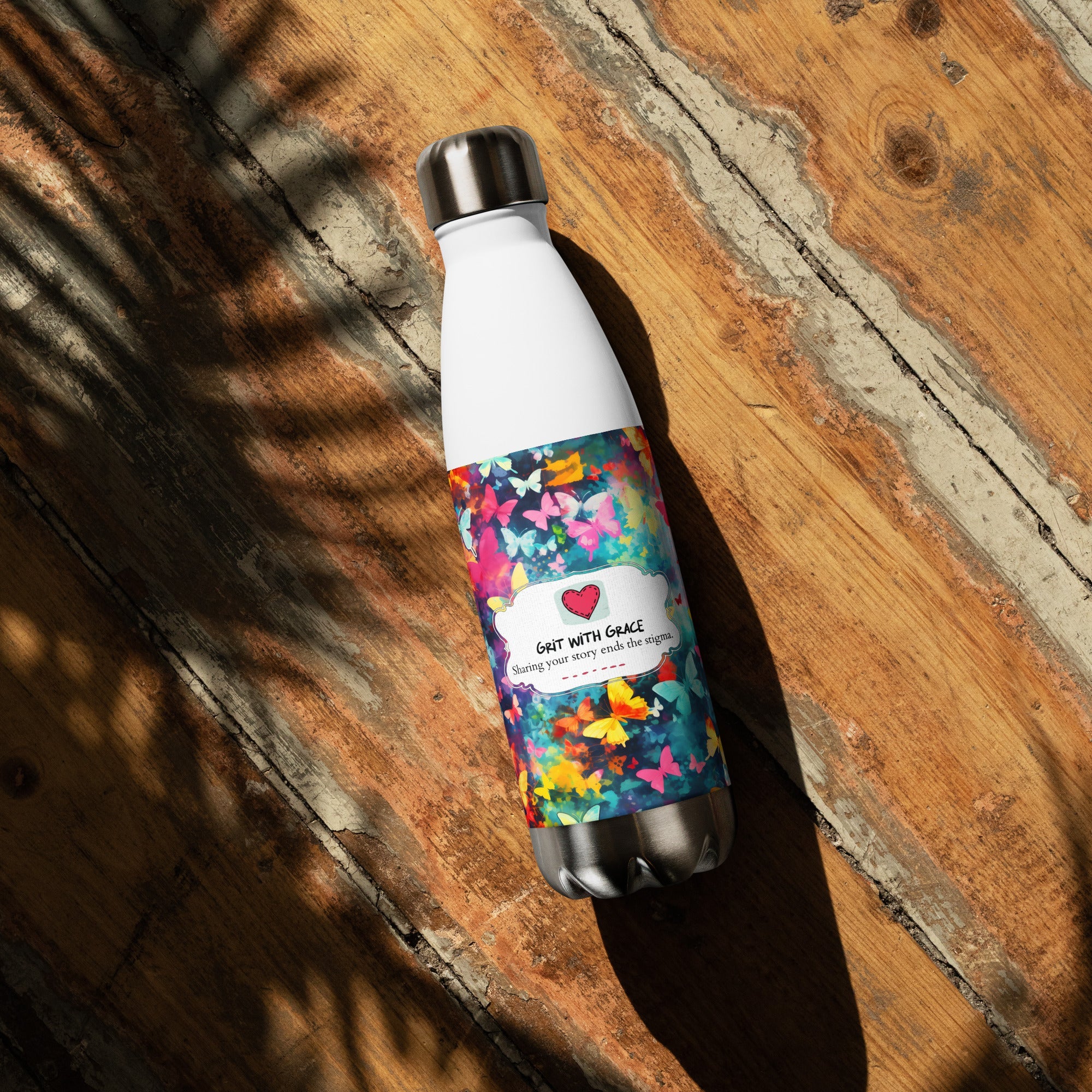 Butterfly Lover's Nature Inspired Steel Water Bottles