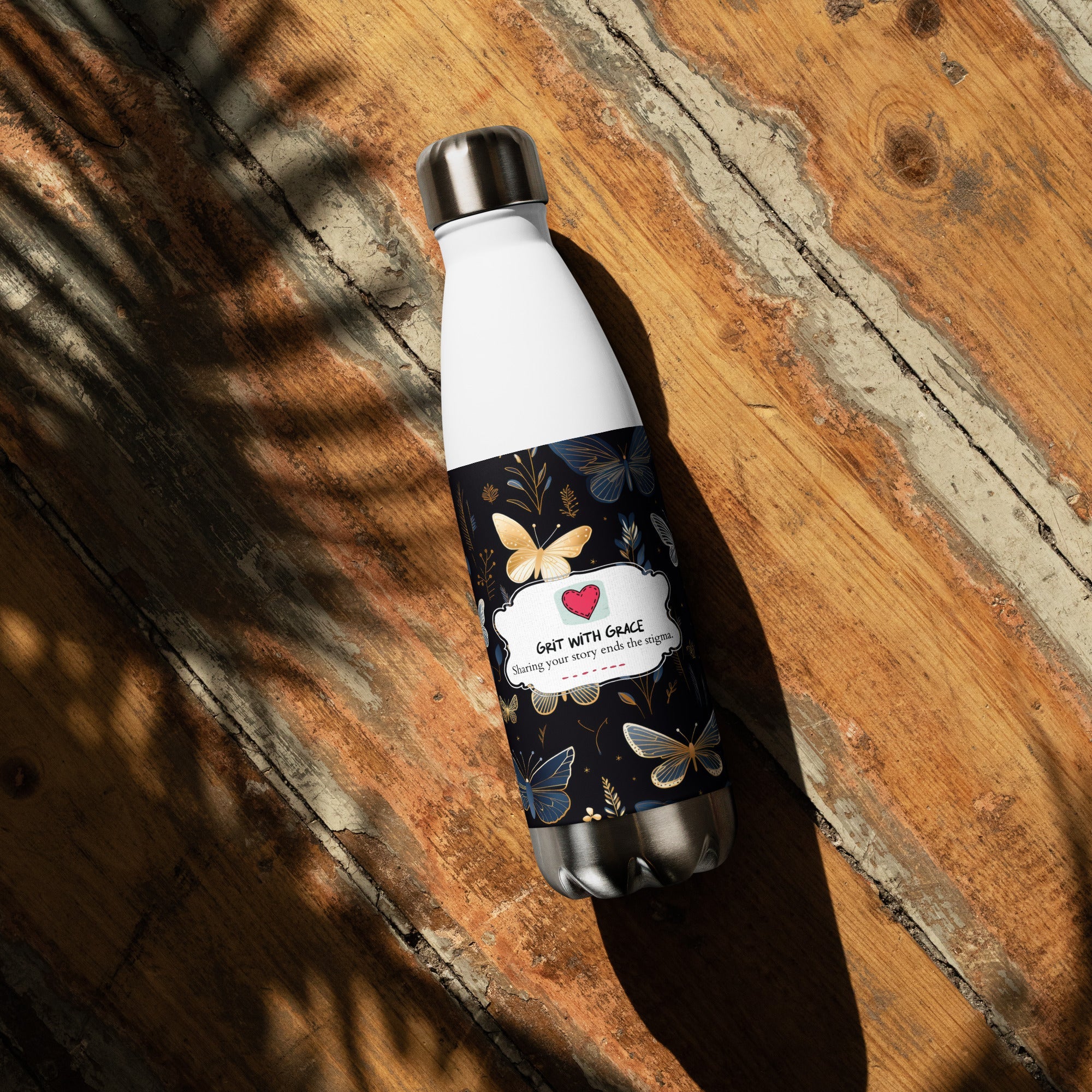 Butterfly Lover's Durable Yet Stylish Steel Water Bottle