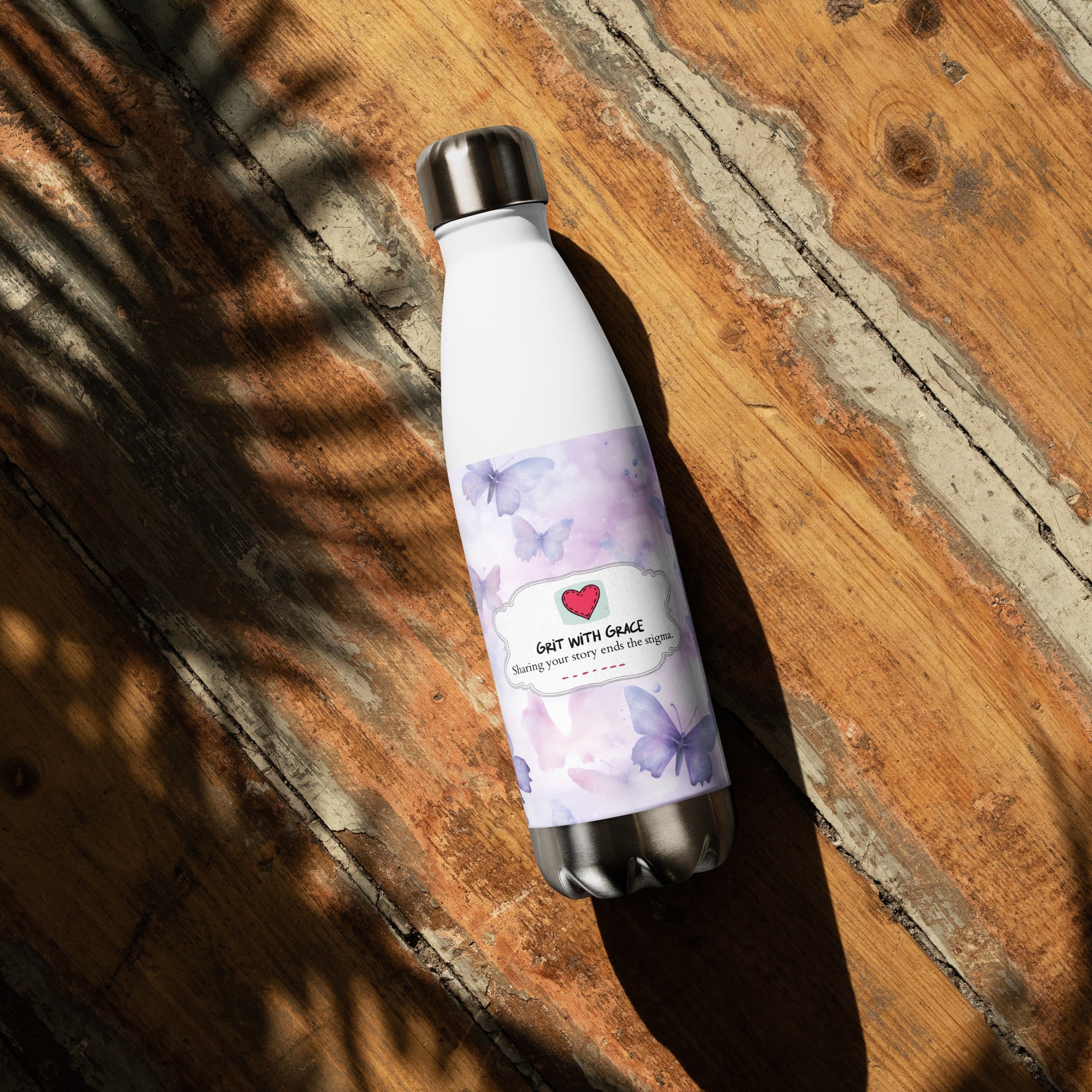 Butterfly Lover's Durable Yet Stylish Steel Water Bottle