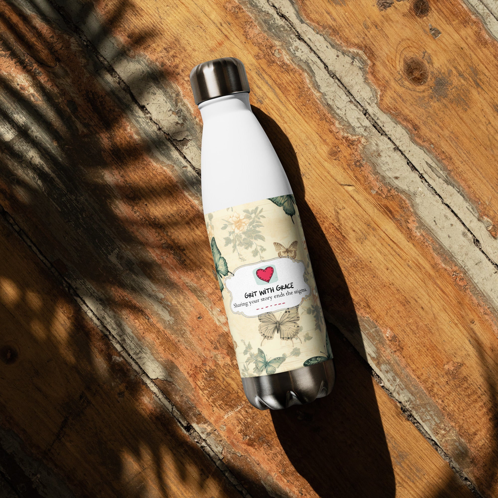 Butterfly Lover's Durable Yet Stylish Steel Water Bottle