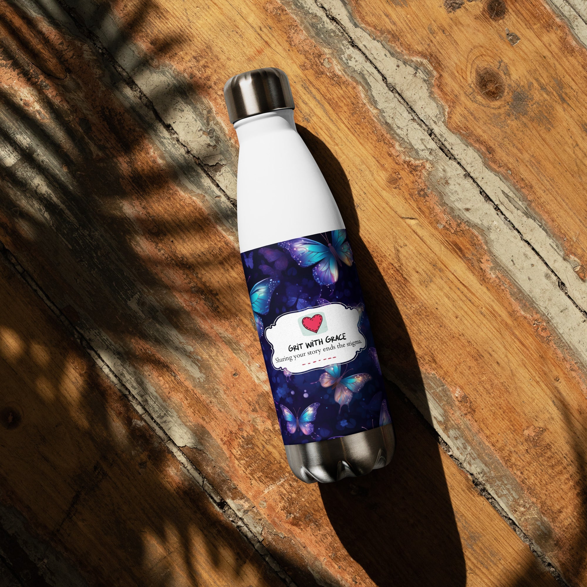 Butterfly Lover's Nature Inspired Steel Water Bottles