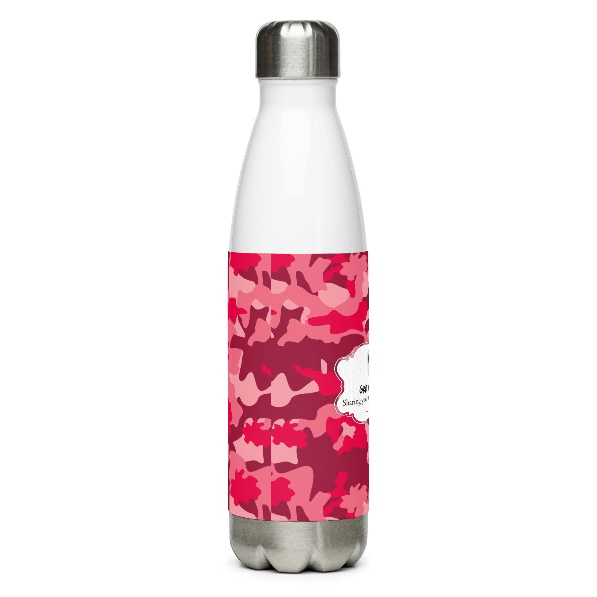 Army Enthusiast Camouflage Steel Water Bottle