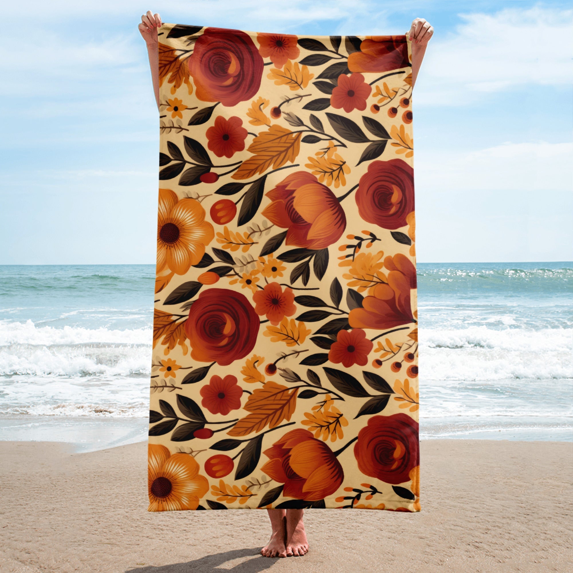 Floral Lover's Blossoming Bath Towel