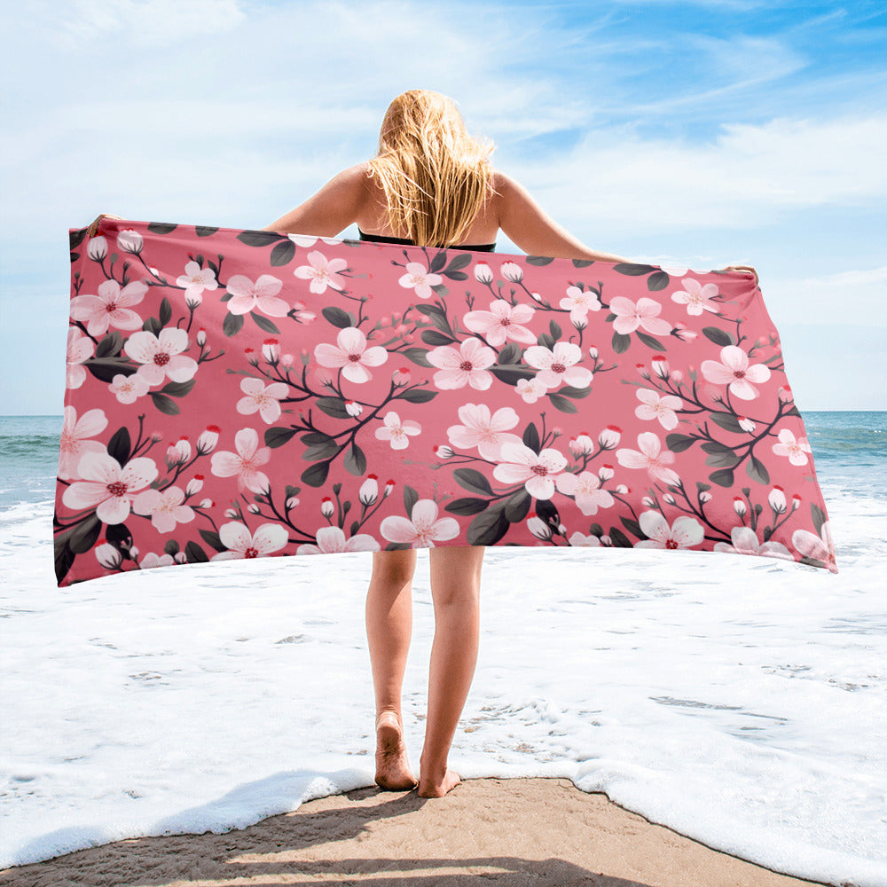 Floral Lover's Blossoming Bath Towel