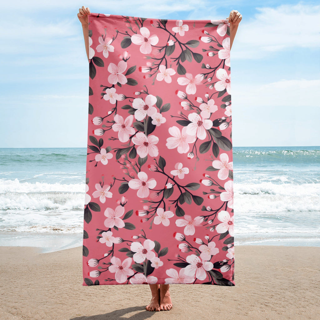 Floral Lover's Blossoming Bath Towel