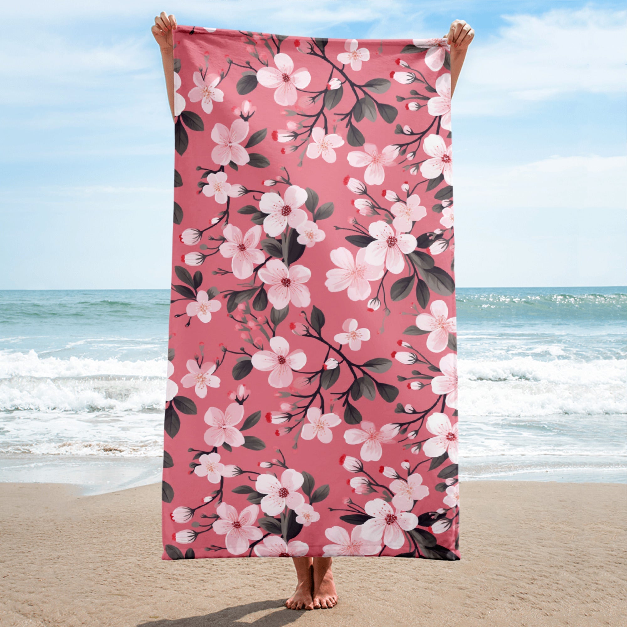 Floral Lover's Blossoming Bath Towel