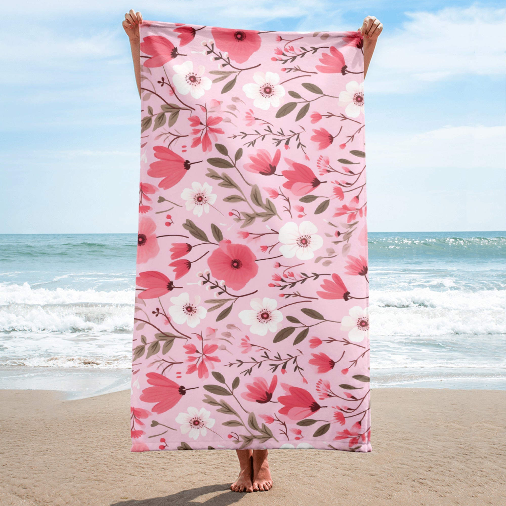 Floral Lover's Blossoming Bath Towel