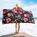 Floral Lover's Blossoming Bath Towel