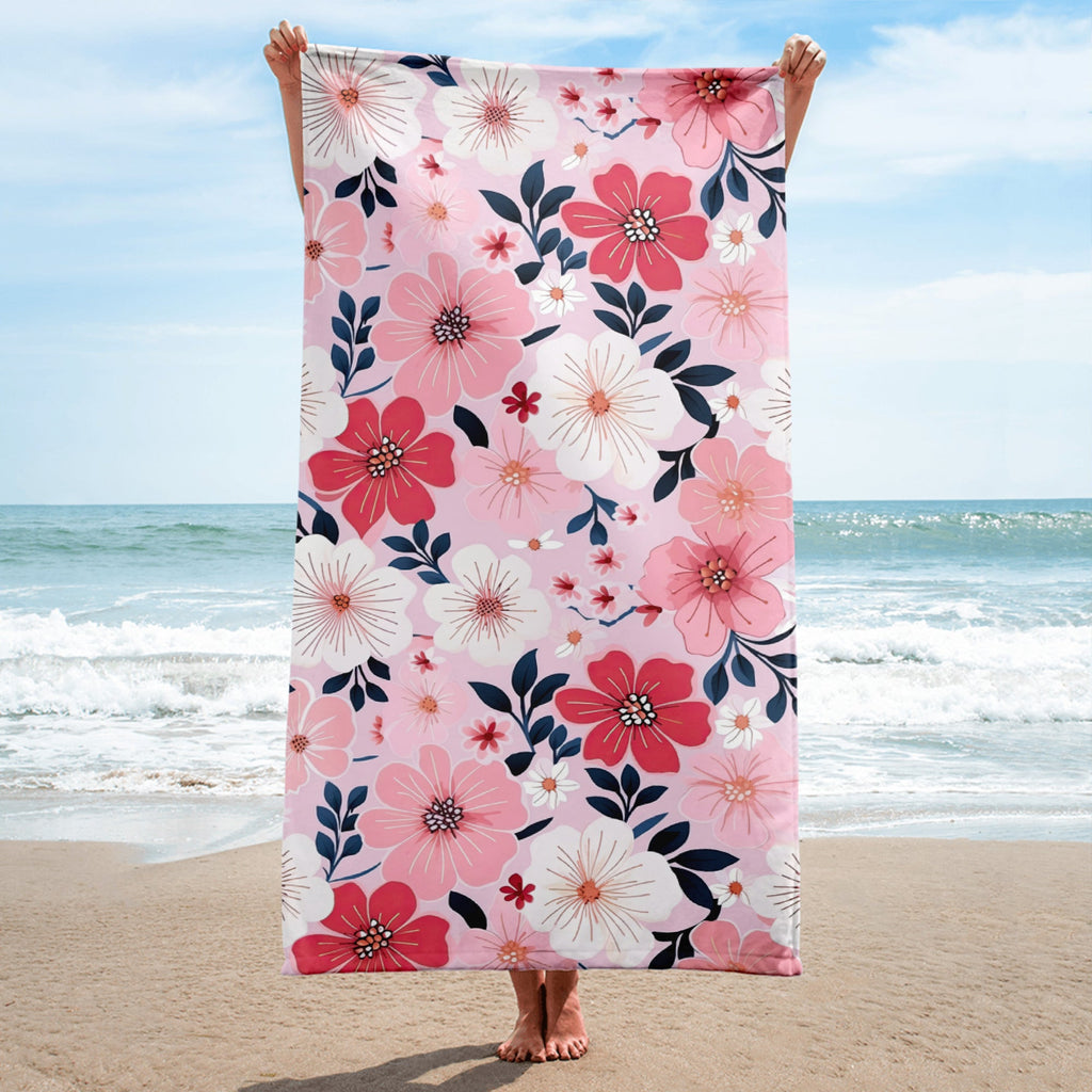 Floral Lover's Blossoming Bath Towel