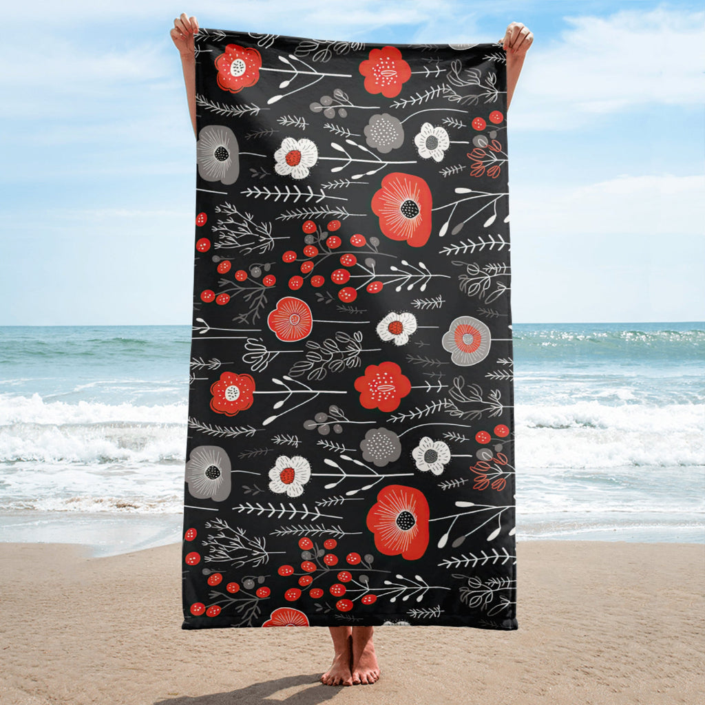 Floral Lover's Blossoming Bath Towel