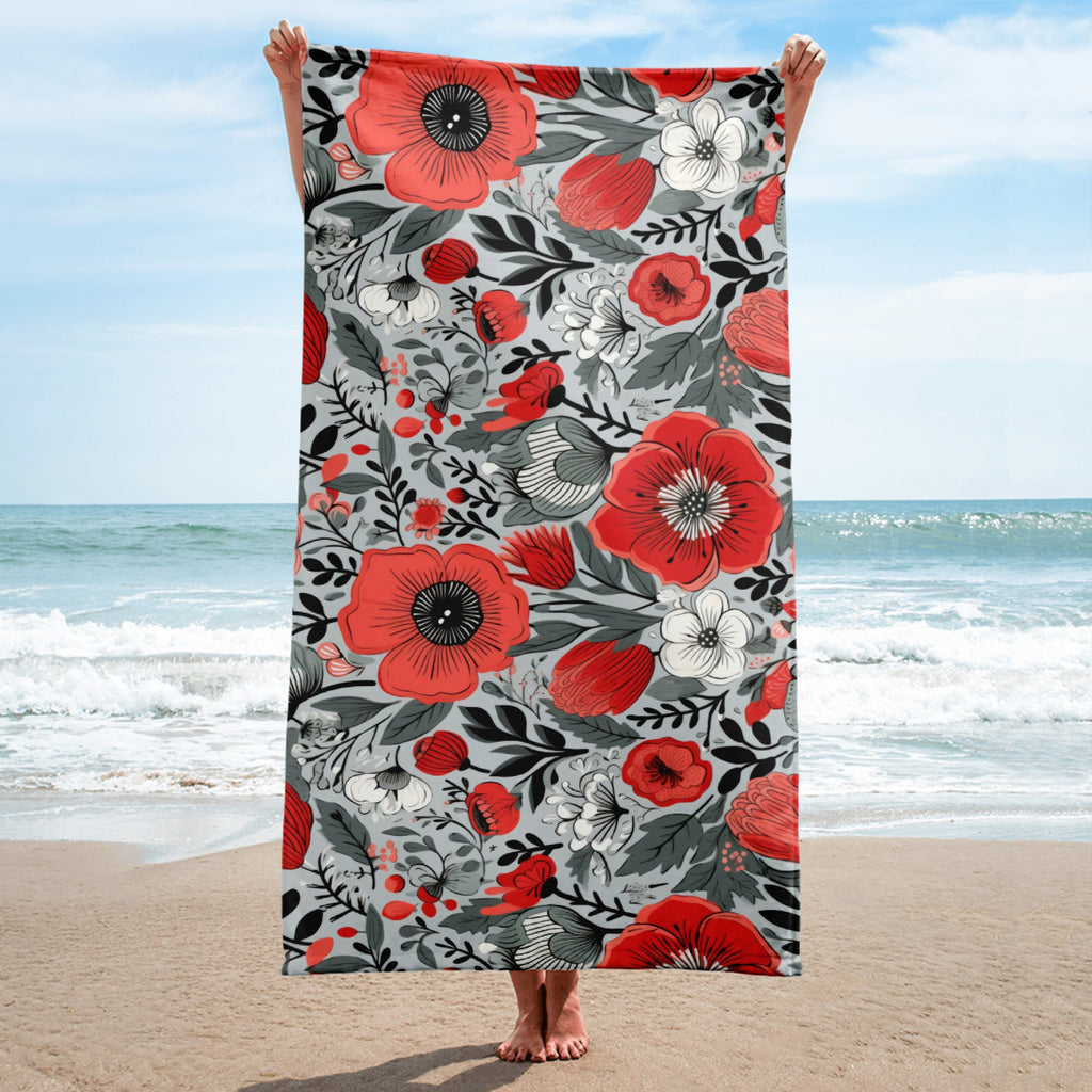 Floral Lover's Blossoming Bath Towel