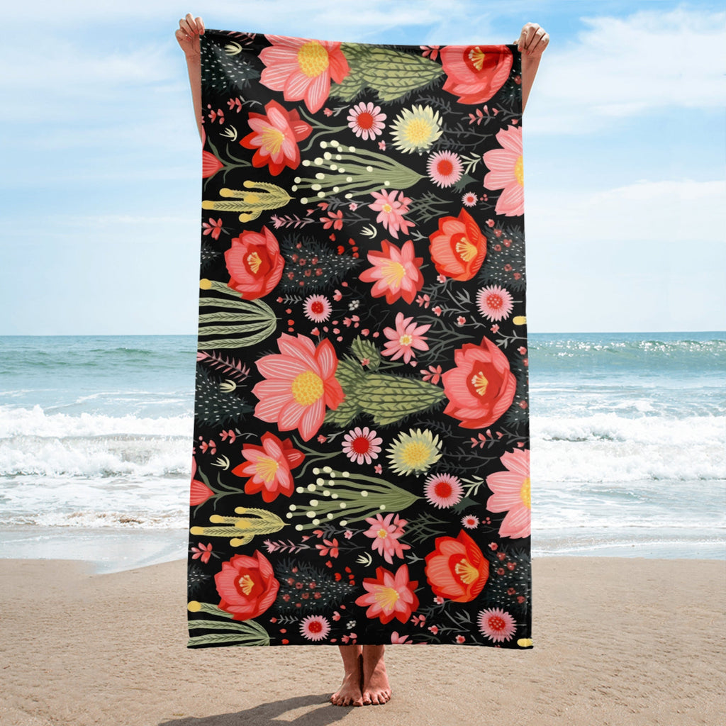 Floral Lover's Blossoming Bath Towel