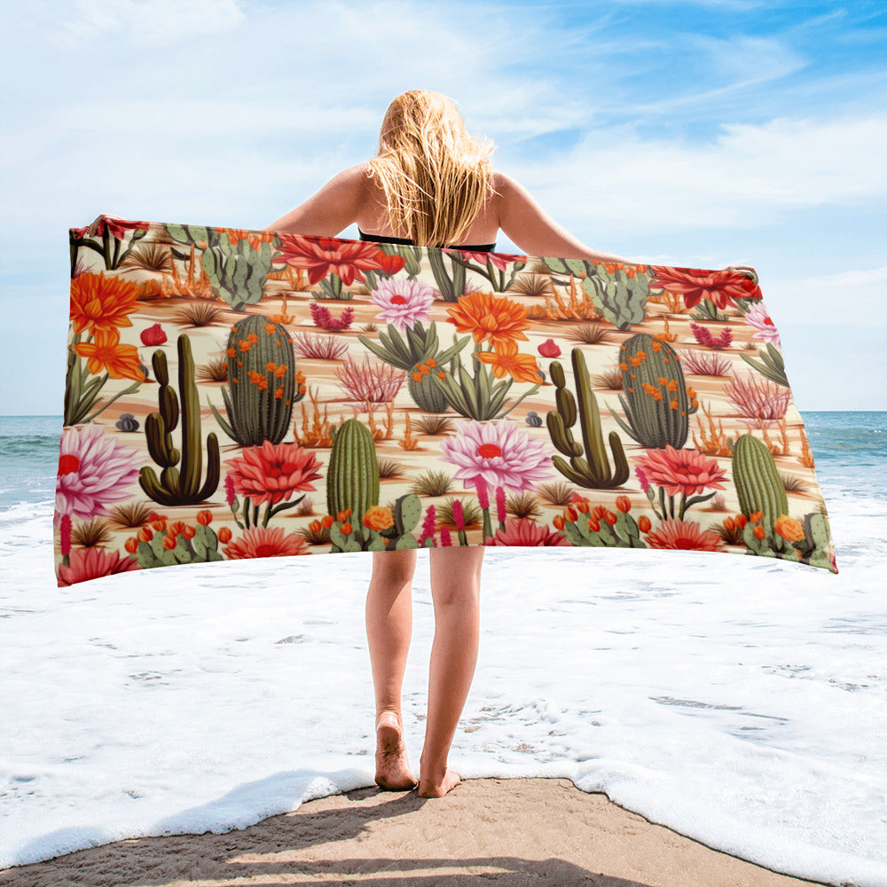 Floral Lover's Blossoming Bath Towel