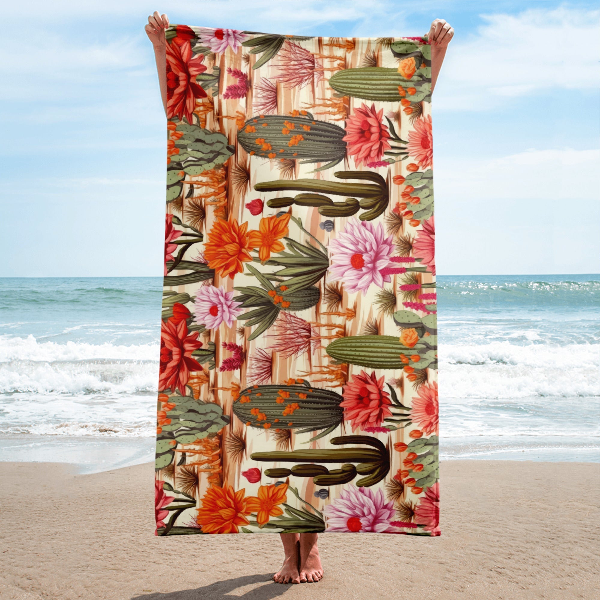 Floral Lover's Blossoming Bath Towel
