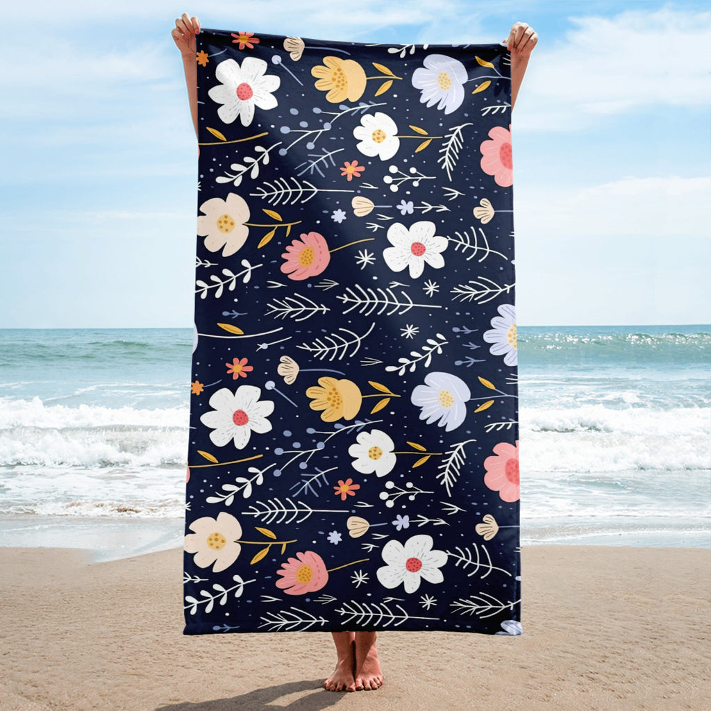 Floral Lover's Blossoming Bath Towel