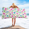 Floral Lover's Blossoming Bath Towel