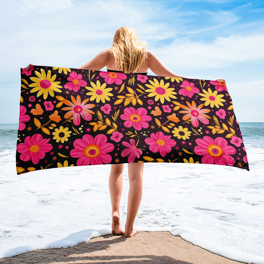 Floral Lover's Blossoming Bath Towel