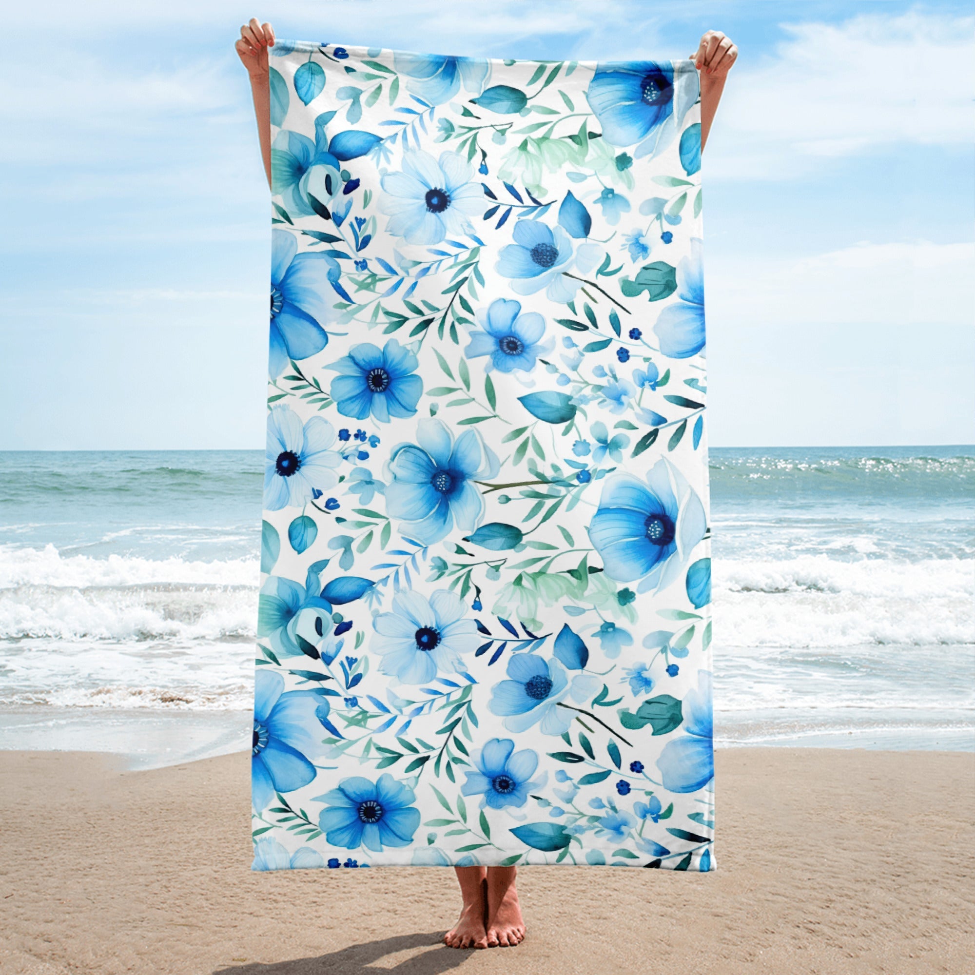 Floral Lover's Blossoming Bath Towel