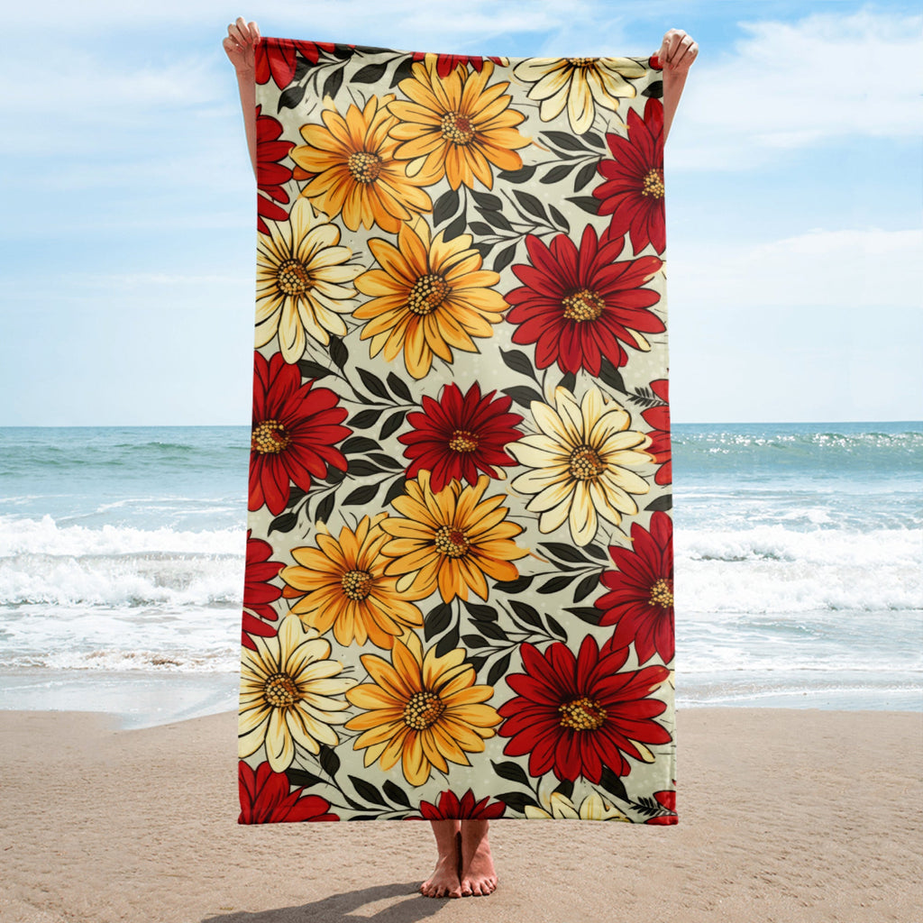 Floral Lover's Blossoming Bath Towel
