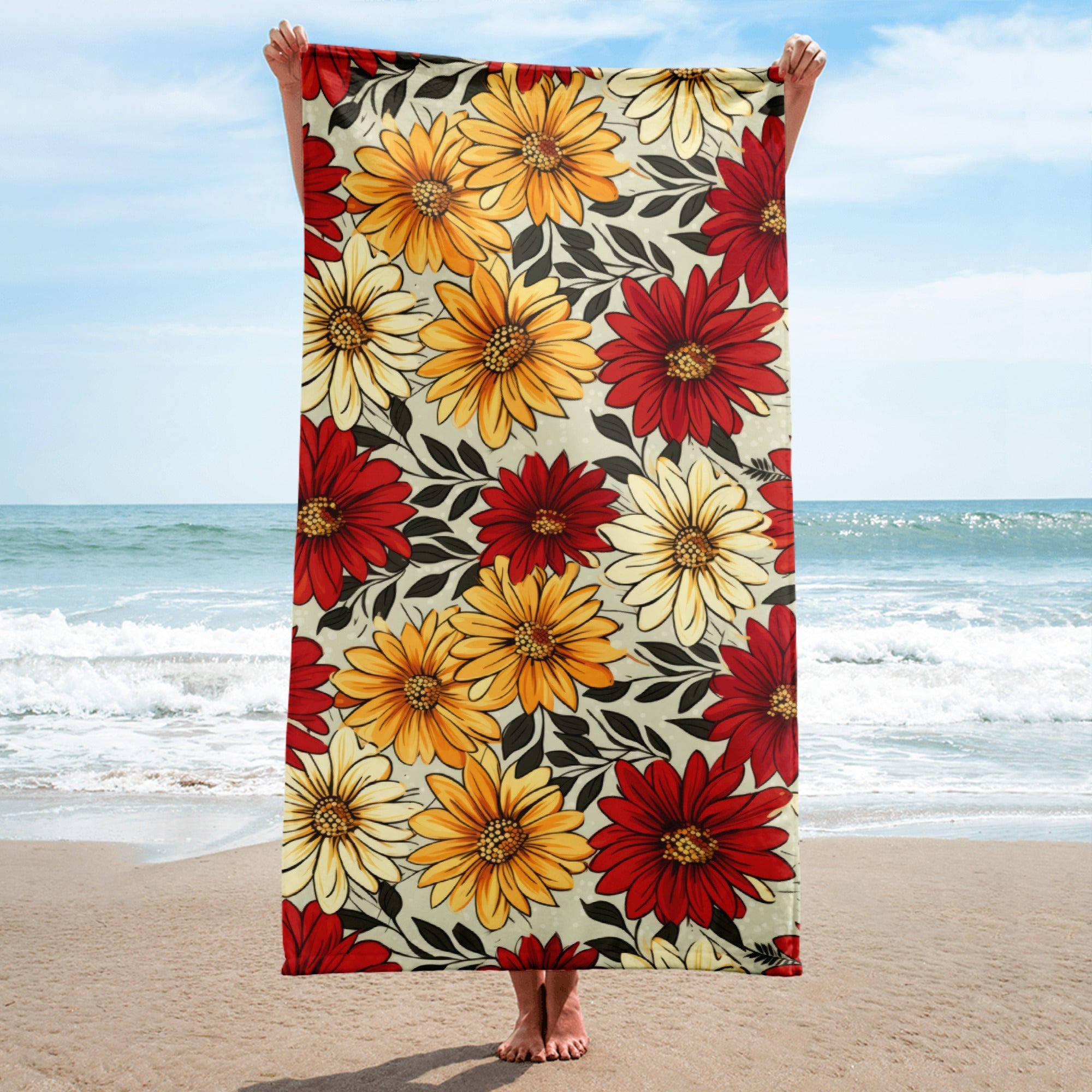 Floral Lover's Blossoming Bath Towel