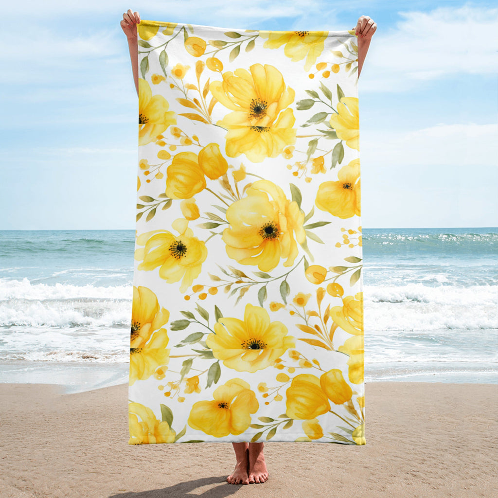 Floral Lover's Blossoming Bath Towel